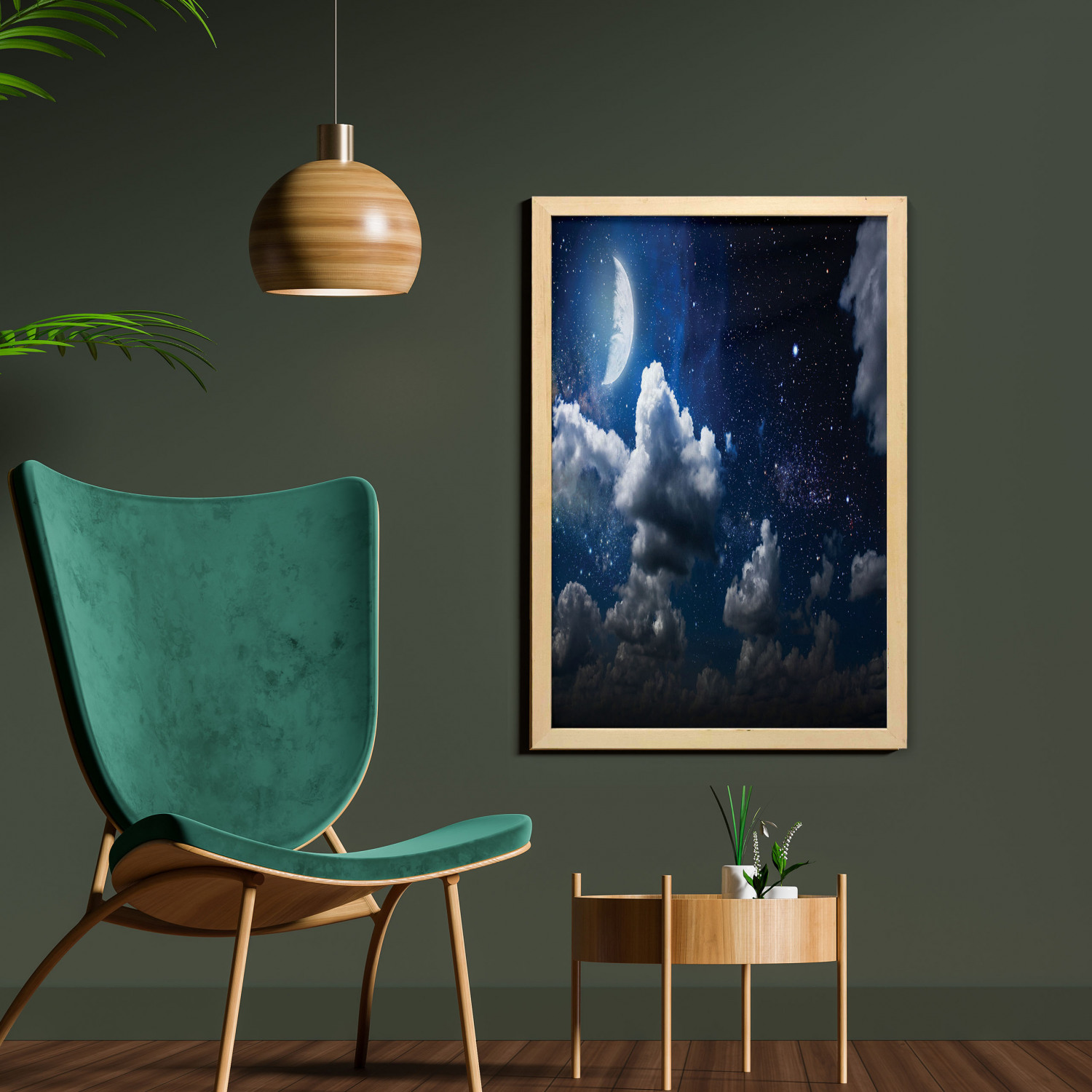 Ambesonne Space Wall Art with Frame for Bathrooms Living Room Dorms - Picture 59 of 115