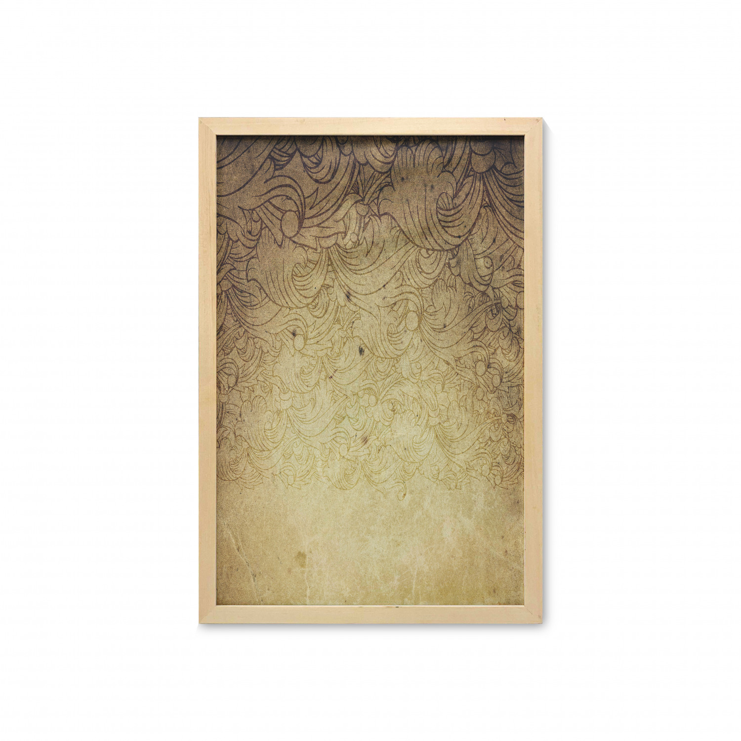 Ambesonne Vintage Scenes Wall Art with Frame for Bathrooms Living Room Dorms - Picture 20 of 119