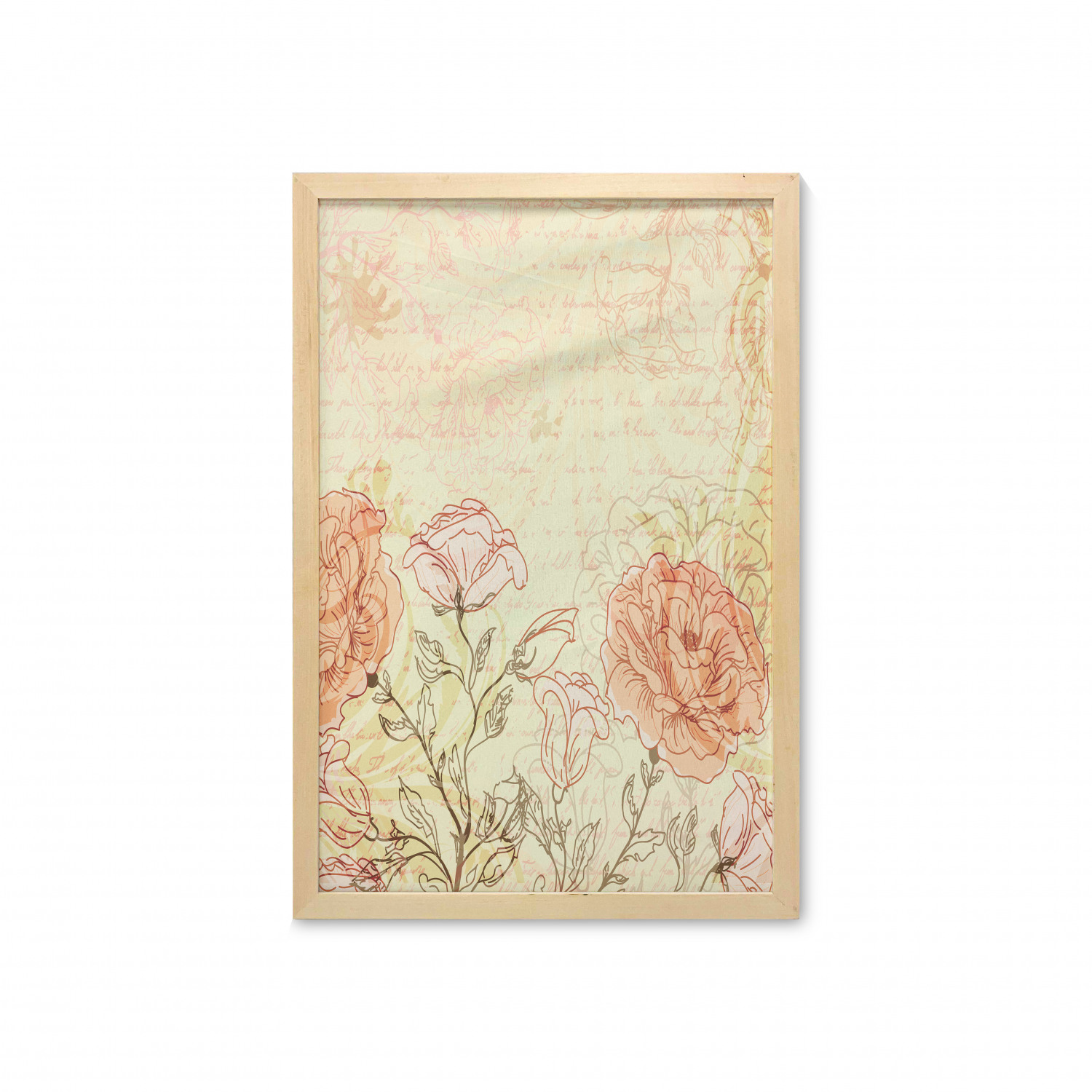 Ambesonne Vintage Scenes Wall Art with Frame for Bathrooms Living Room Dorms - Picture 56 of 119