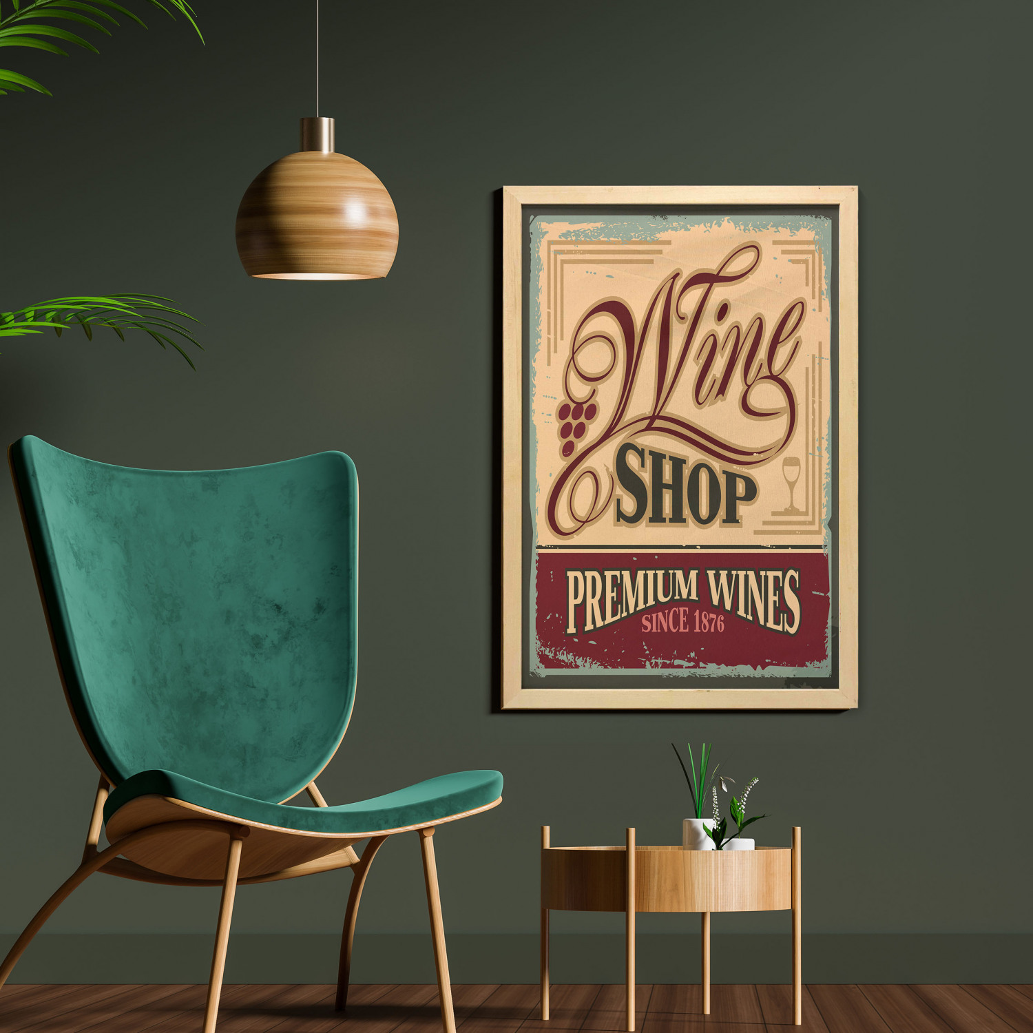 Ambesonne Vintage Scenes Wall Art with Frame for Bathrooms Living Room Dorms - Picture 81 of 119