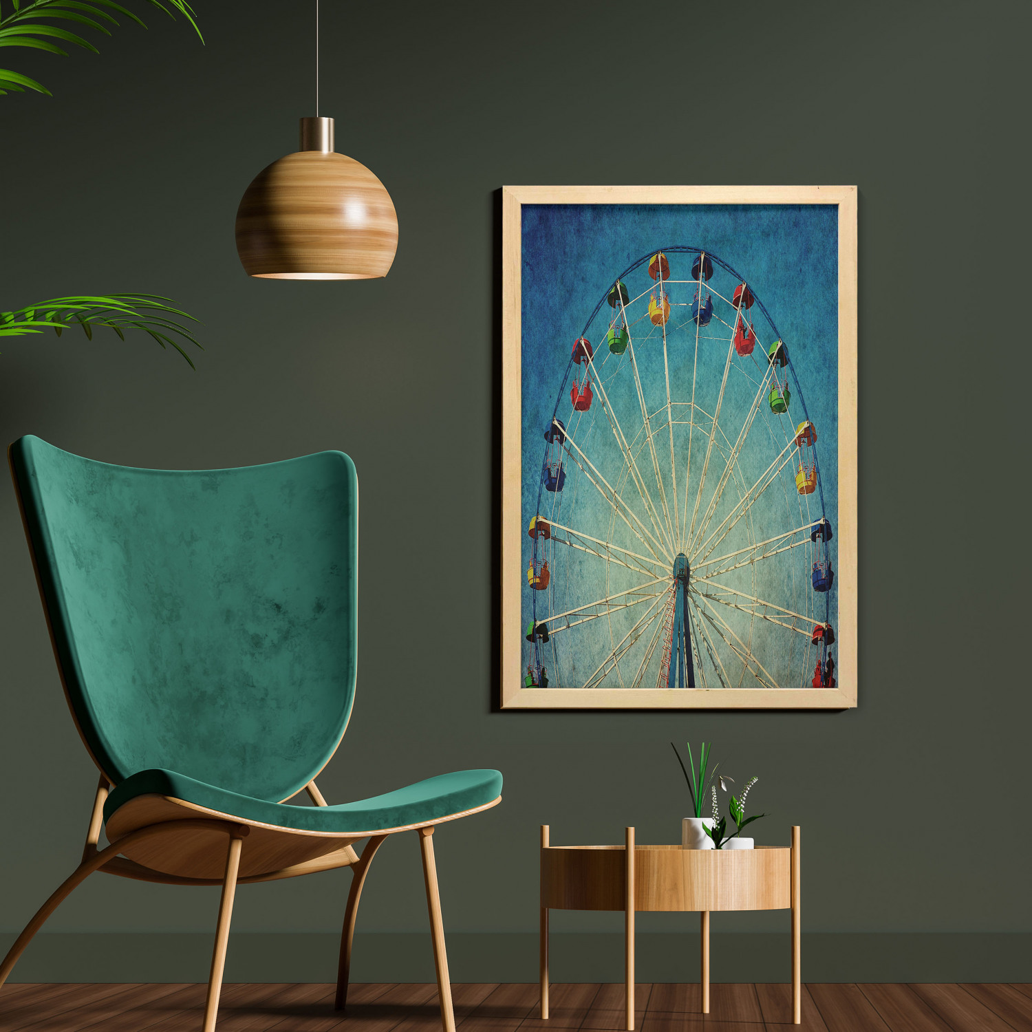 Ambesonne Vintage Scenes Wall Art with Frame for Bathrooms Living Room Dorms - Picture 43 of 119