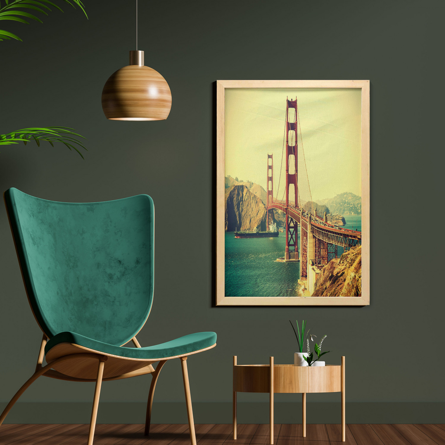Ambesonne Vintage Scenes Wall Art with Frame for Bathrooms Living Room Dorms - Picture 77 of 119