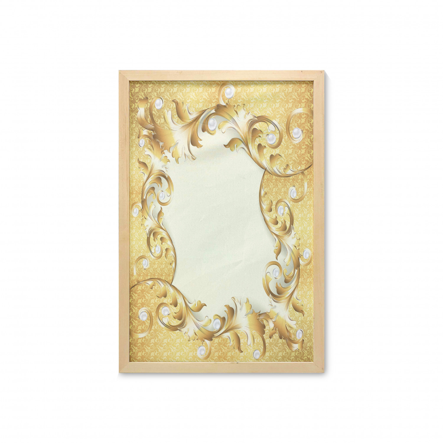 Ambesonne Vintage Scenes Wall Art with Frame for Bathrooms Living Room Dorms - Picture 52 of 119