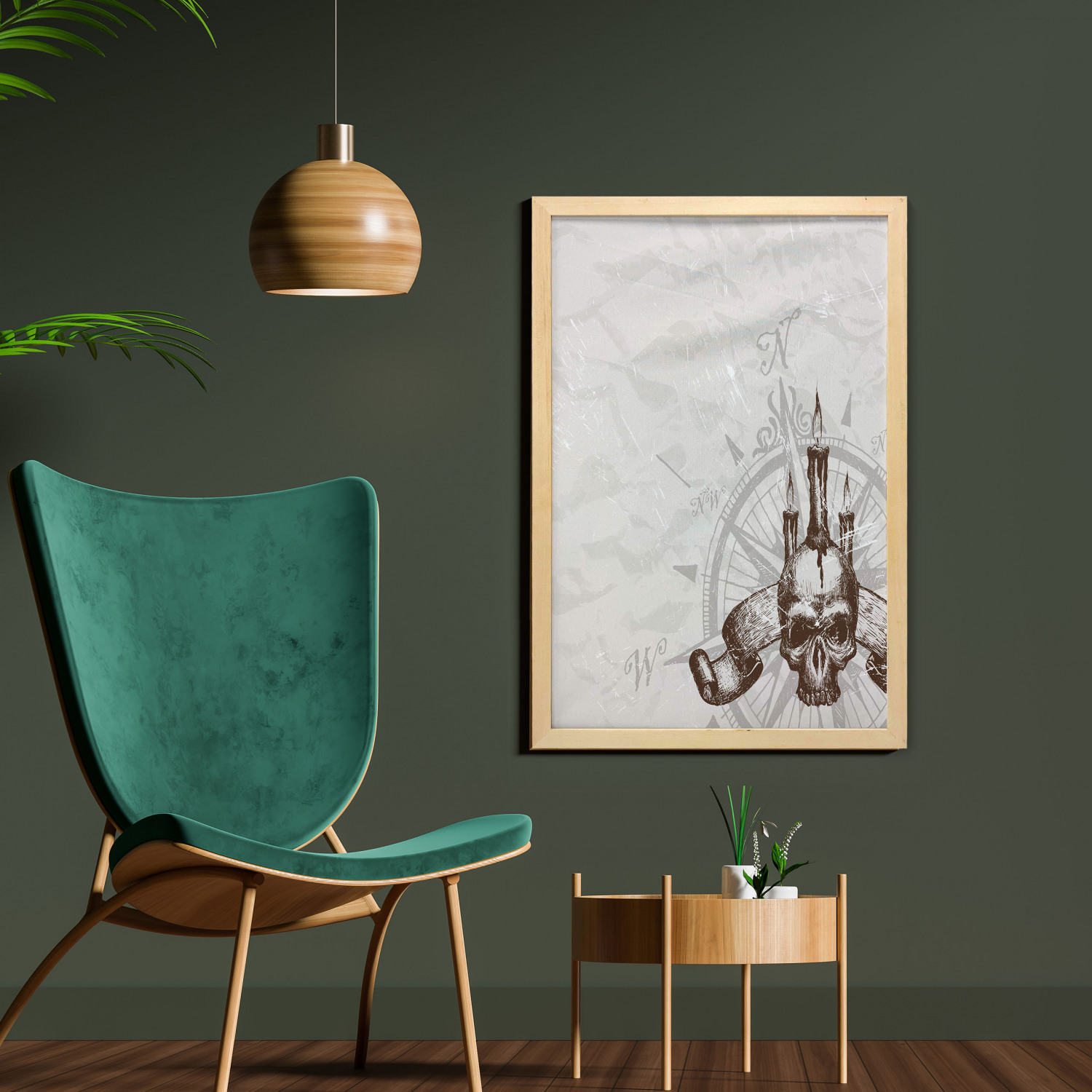 Ambesonne Vintage Scenes Wall Art with Frame for Bathrooms Living Room Dorms - Picture 89 of 119