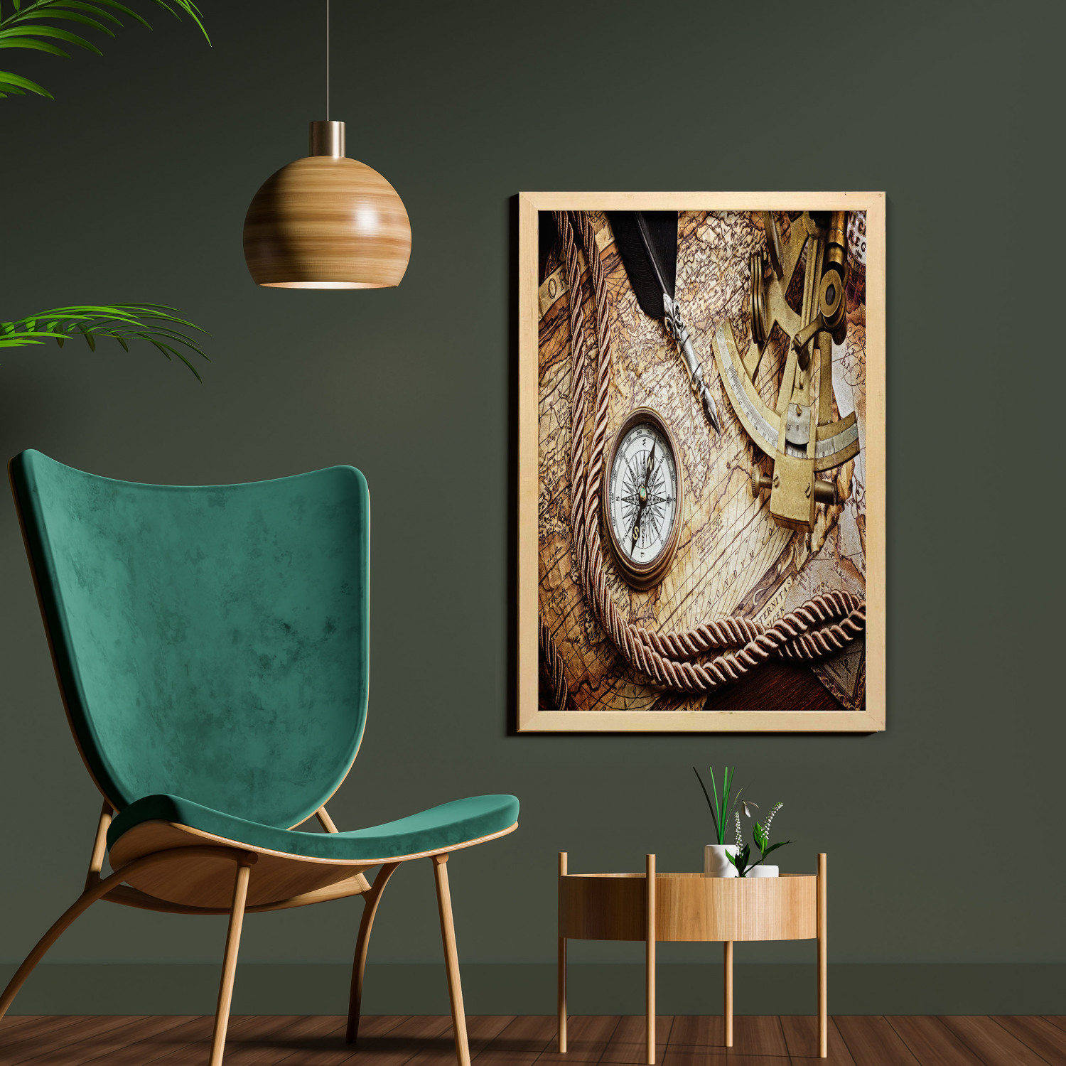 Ambesonne Vintage Scenes Wall Art with Frame for Bathrooms Living Room Dorms - Picture 113 of 119