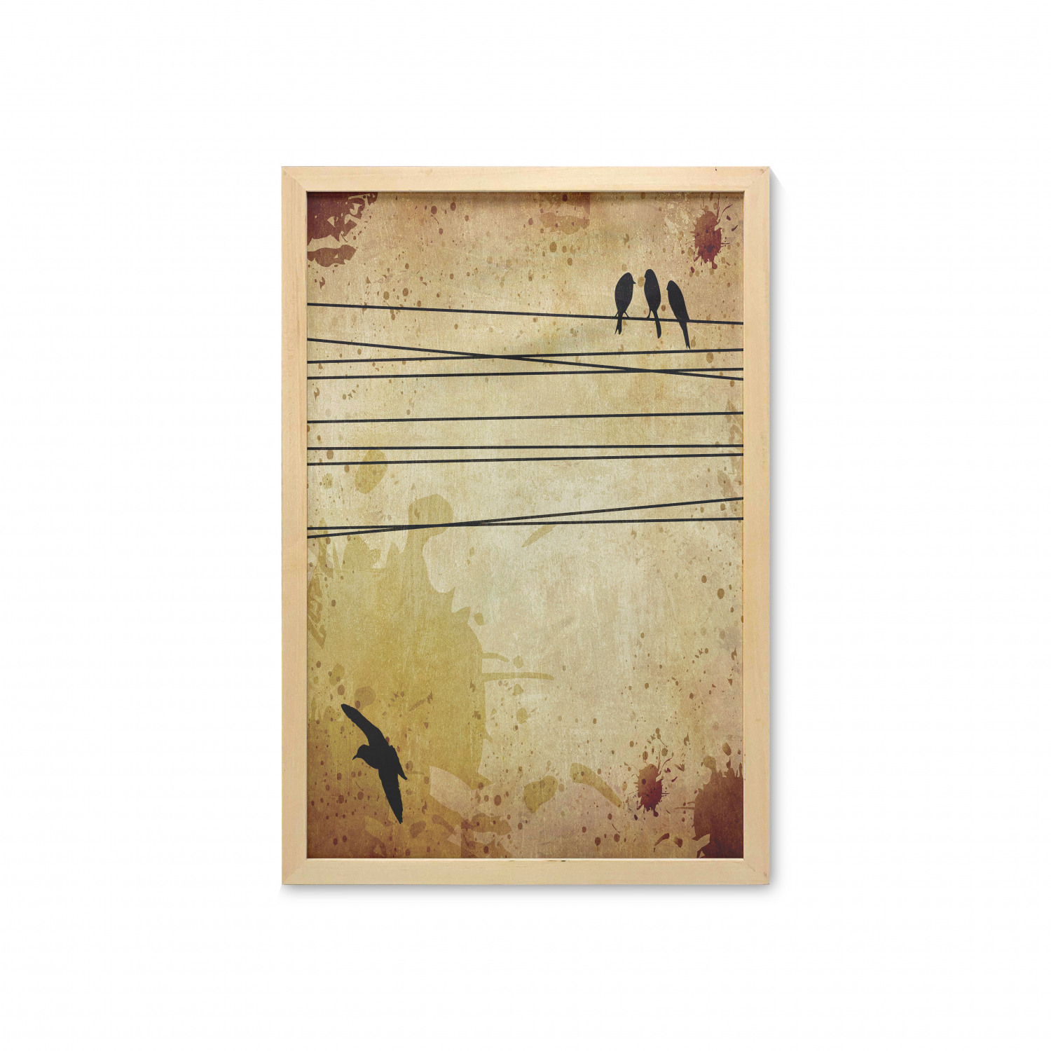 Ambesonne Vintage Scenes Wall Art with Frame for Bathrooms Living Room Dorms - Picture 14 of 119