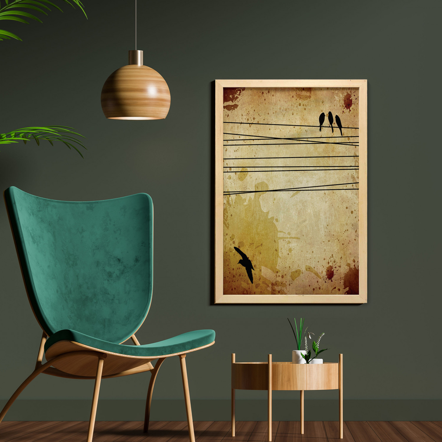 Ambesonne Vintage Scenes Wall Art with Frame for Bathrooms Living Room Dorms - Picture 15 of 119