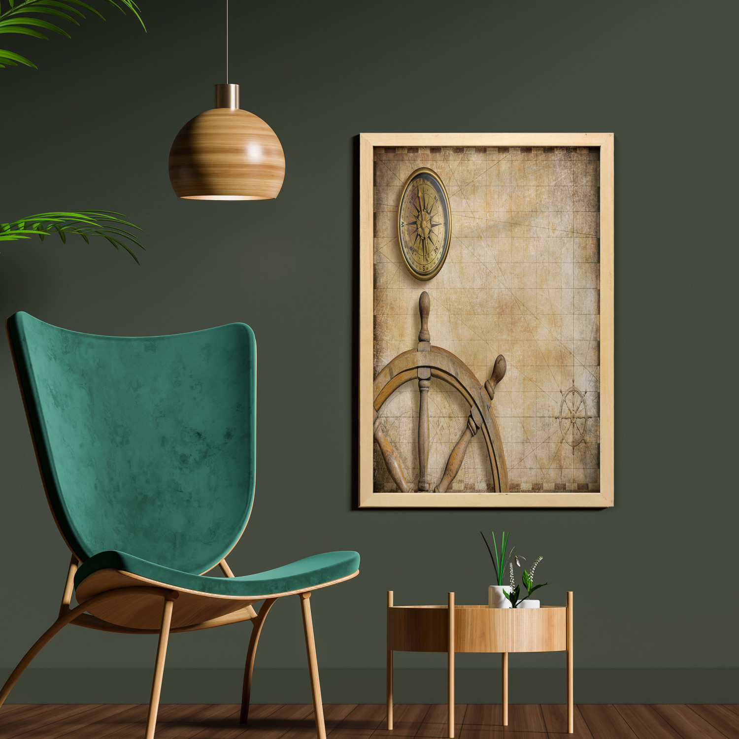 Ambesonne Vintage Scenes Wall Art with Frame for Bathrooms Living Room Dorms - Picture 119 of 119