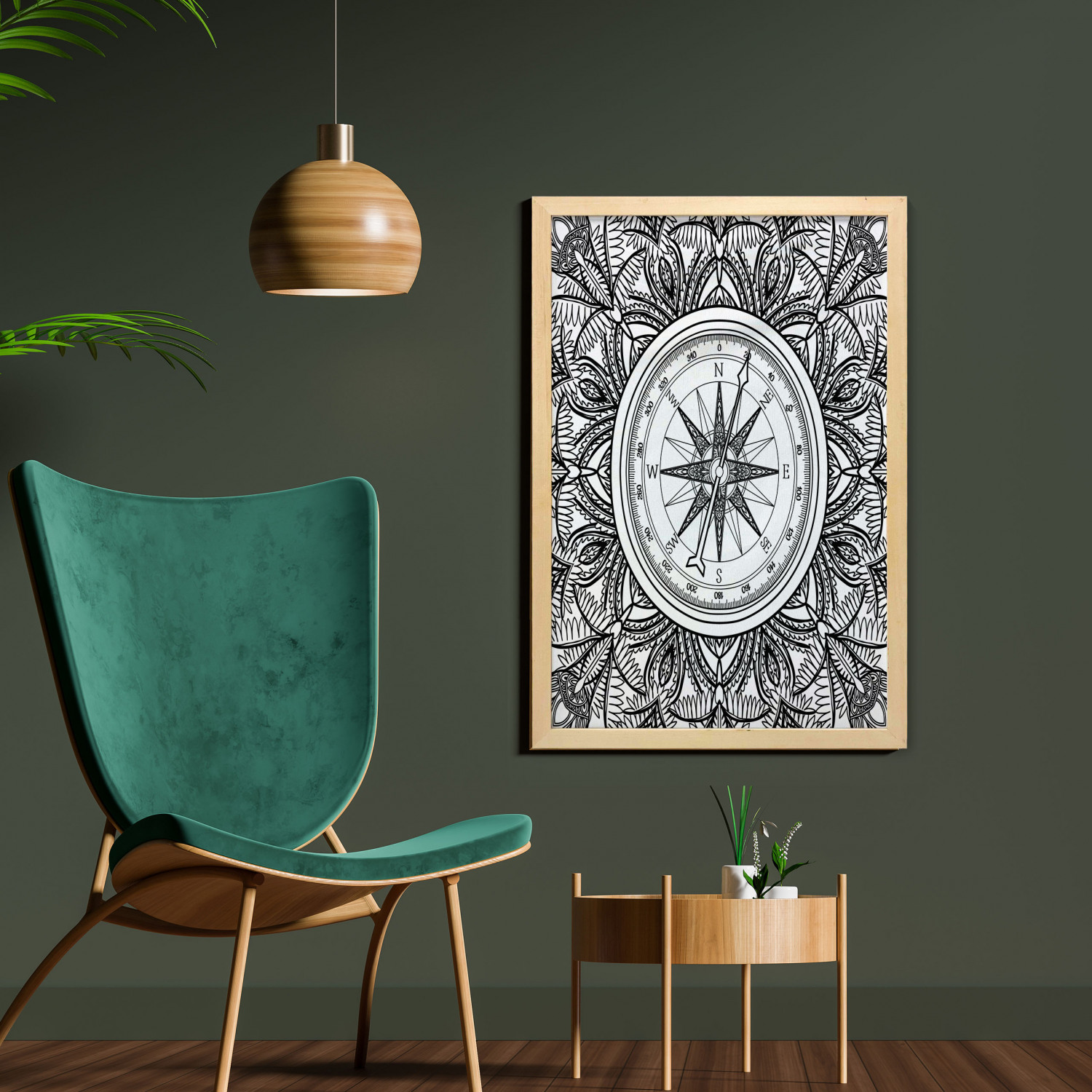 Ambesonne Vintage Scenes Wall Art with Frame for Bathrooms Living Room Dorms - Picture 85 of 119