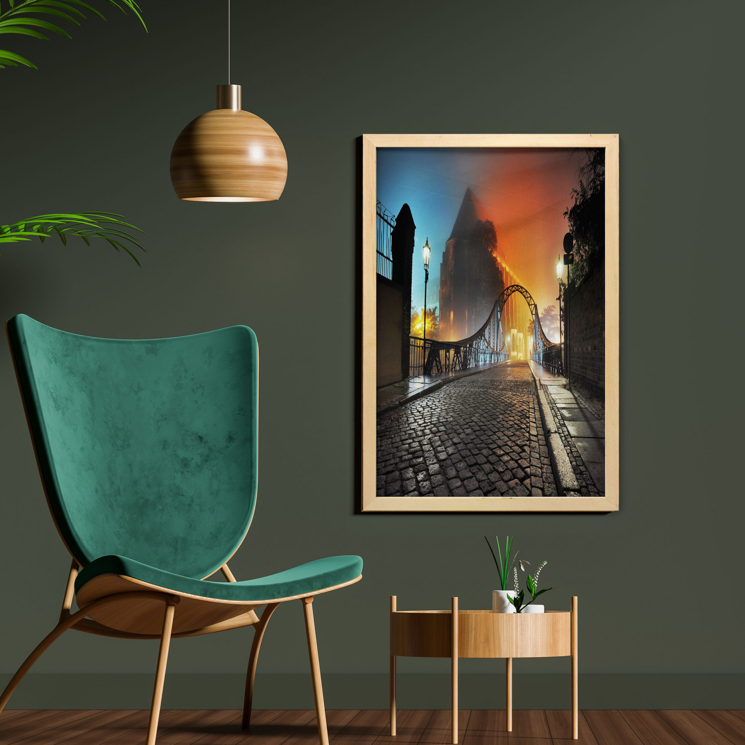Ambesonne Vintage Scenes Wall Art with Frame for Bathrooms Living Room Dorms - Picture 79 of 119