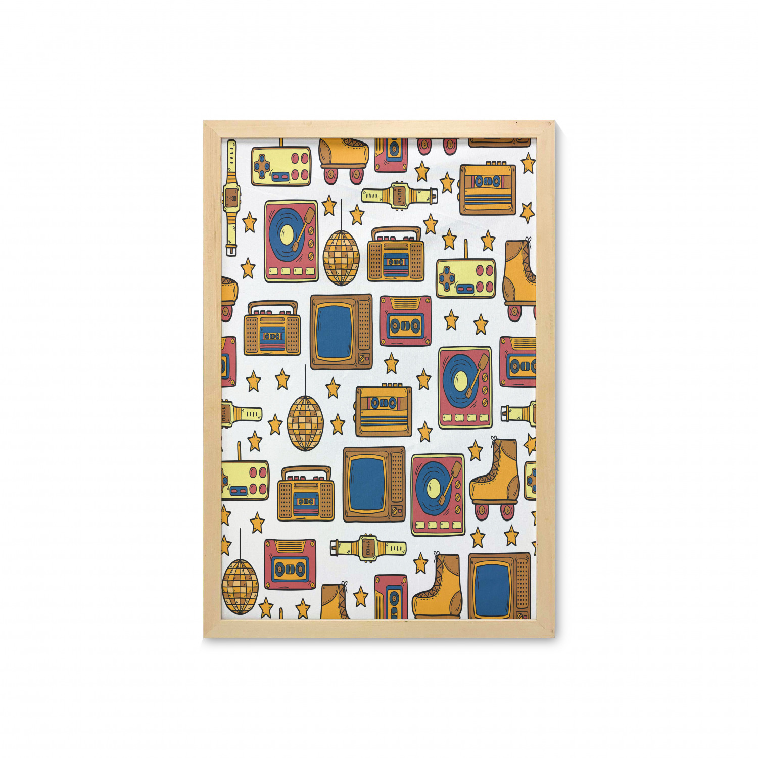 Ambesonne Vintage Scenes Wall Art with Frame for Bathrooms Living Room Dorms - Picture 4 of 119