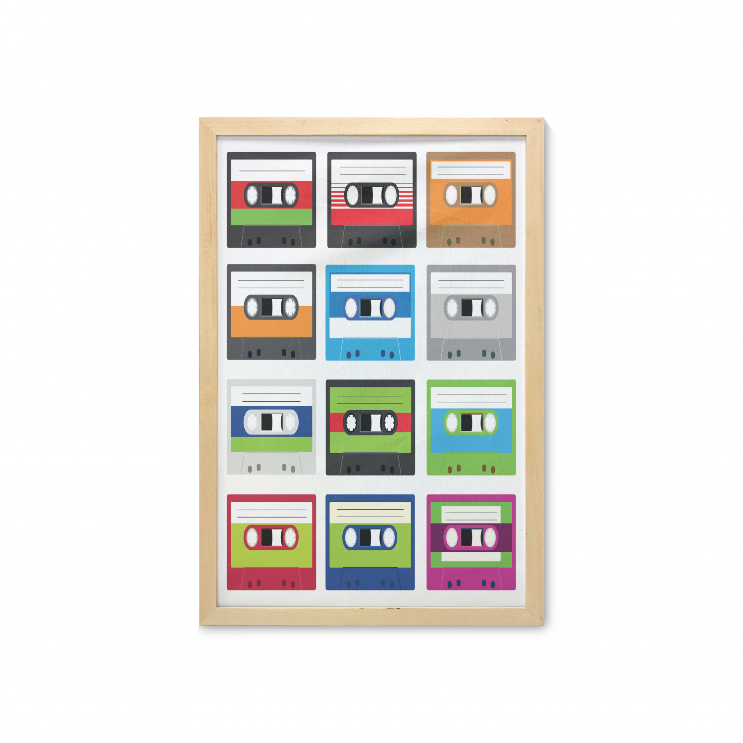 Ambesonne Vintage Scenes Wall Art with Frame for Bathrooms Living Room Dorms - Picture 92 of 119