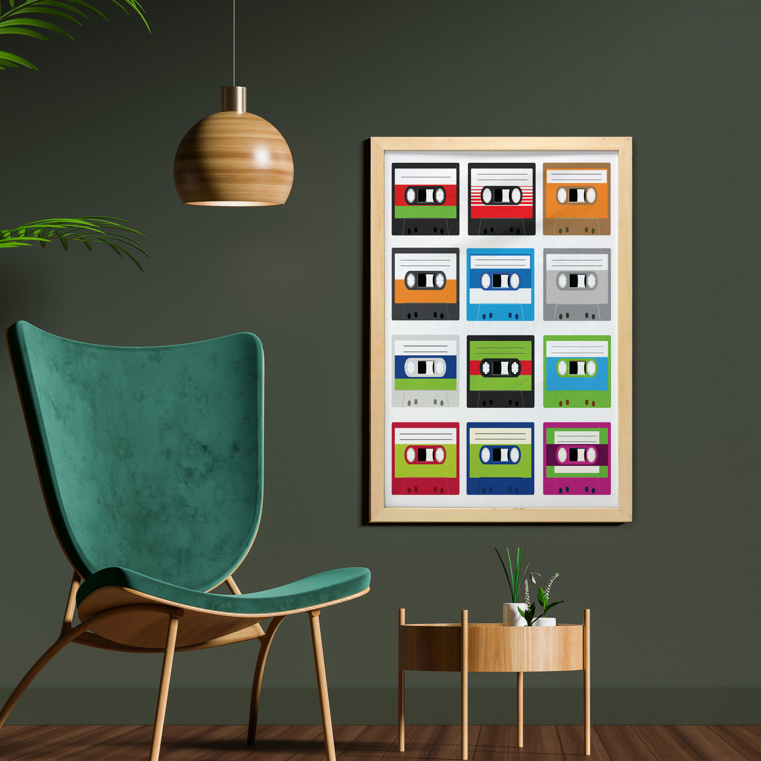 Ambesonne Vintage Scenes Wall Art with Frame for Bathrooms Living Room Dorms - Picture 93 of 119