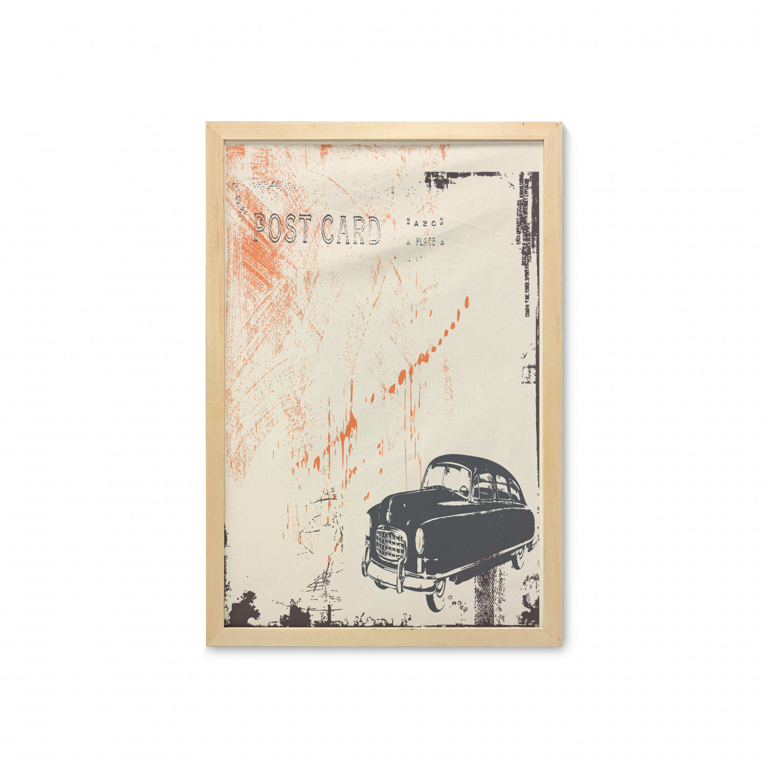 Ambesonne Vintage Scenes Wall Art with Frame for Bathrooms Living Room Dorms - Picture 72 of 119