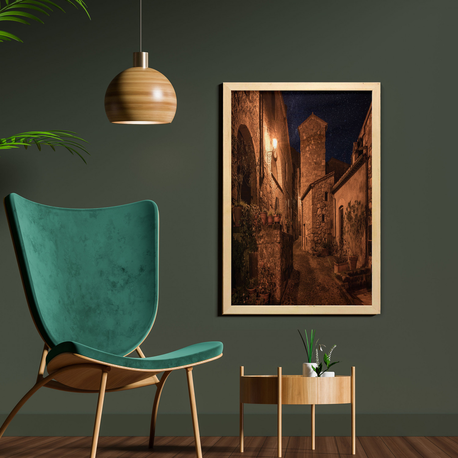 Ambesonne Vintage Scenes Wall Art with Frame for Bathrooms Living Room Dorms - Picture 65 of 119