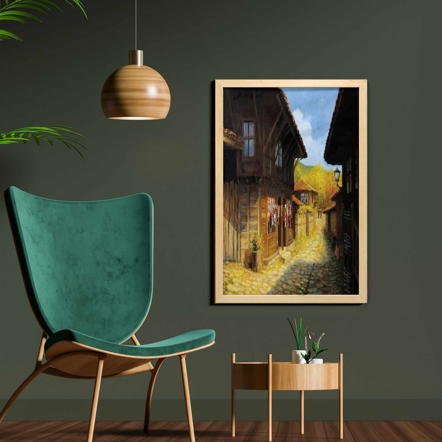 Ambesonne Vintage Scenes Wall Art with Frame for Bathrooms Living Room Dorms - Picture 117 of 119