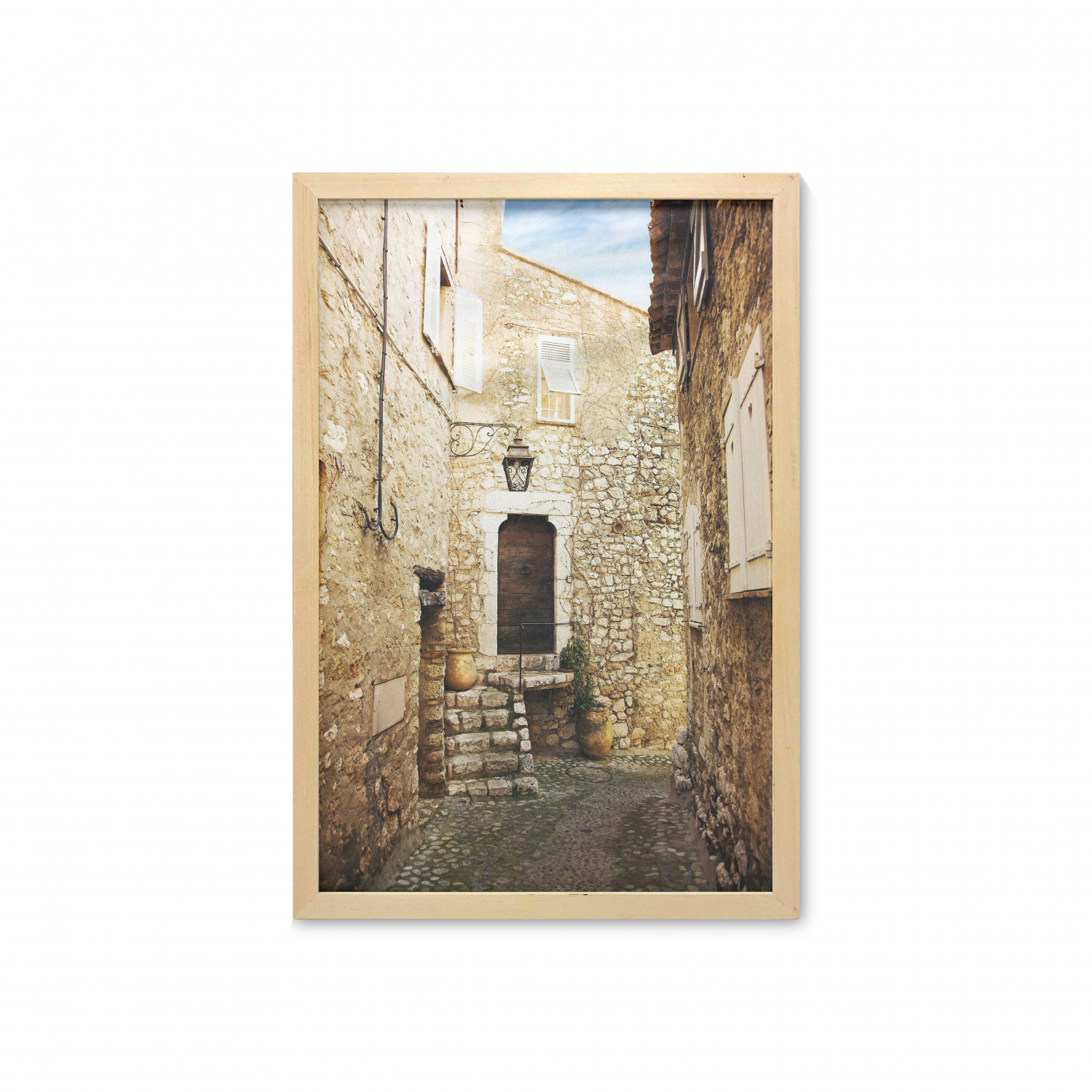 Ambesonne Vintage Scenes Wall Art with Frame for Bathrooms Living Room Dorms - Picture 66 of 119