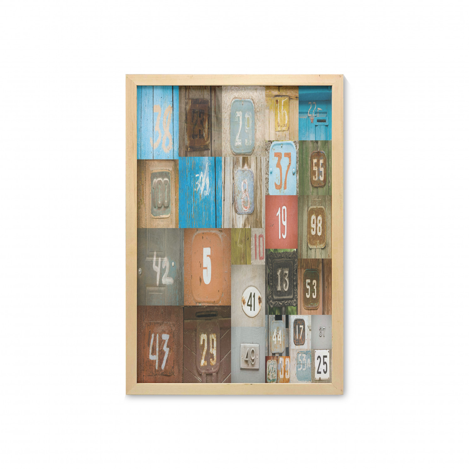 Ambesonne Vintage Scenes Wall Art with Frame for Bathrooms Living Room Dorms - Picture 68 of 119