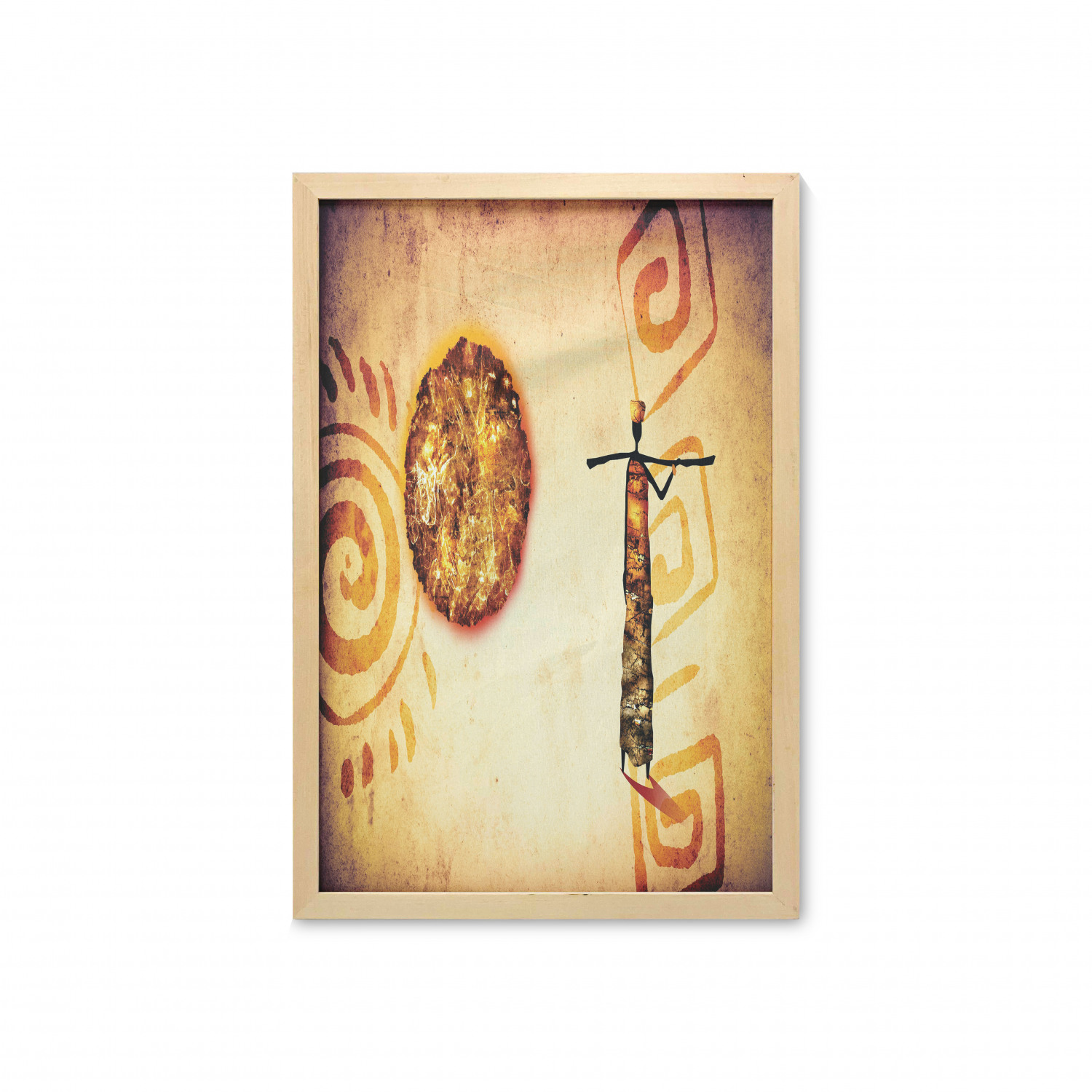 Ambesonne Vintage Scenes Wall Art with Frame for Bathrooms Living Room Dorms - Picture 22 of 119