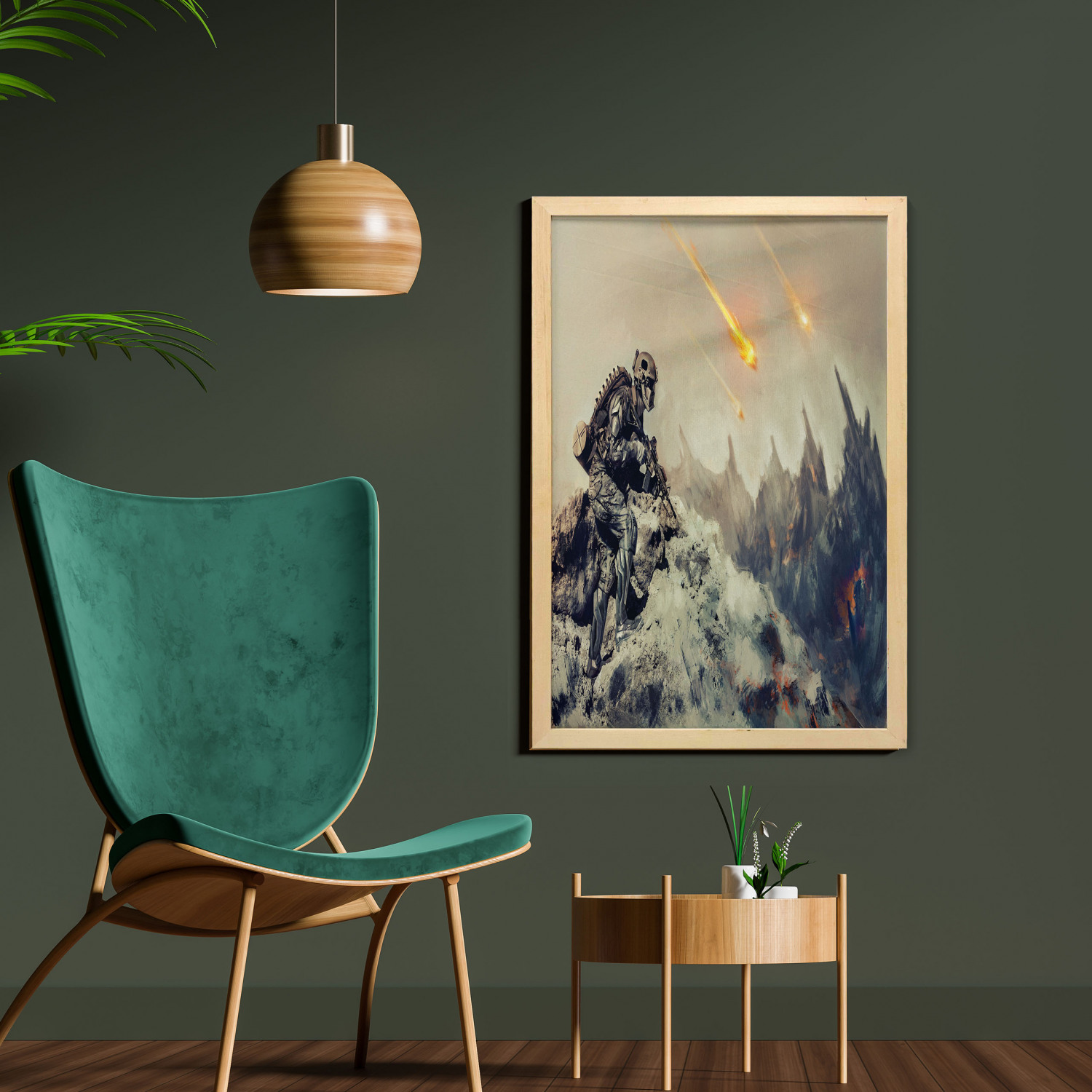 Ambesonne Space Wall Art with Frame for Bathrooms Living Room Dorms - Picture 101 of 115