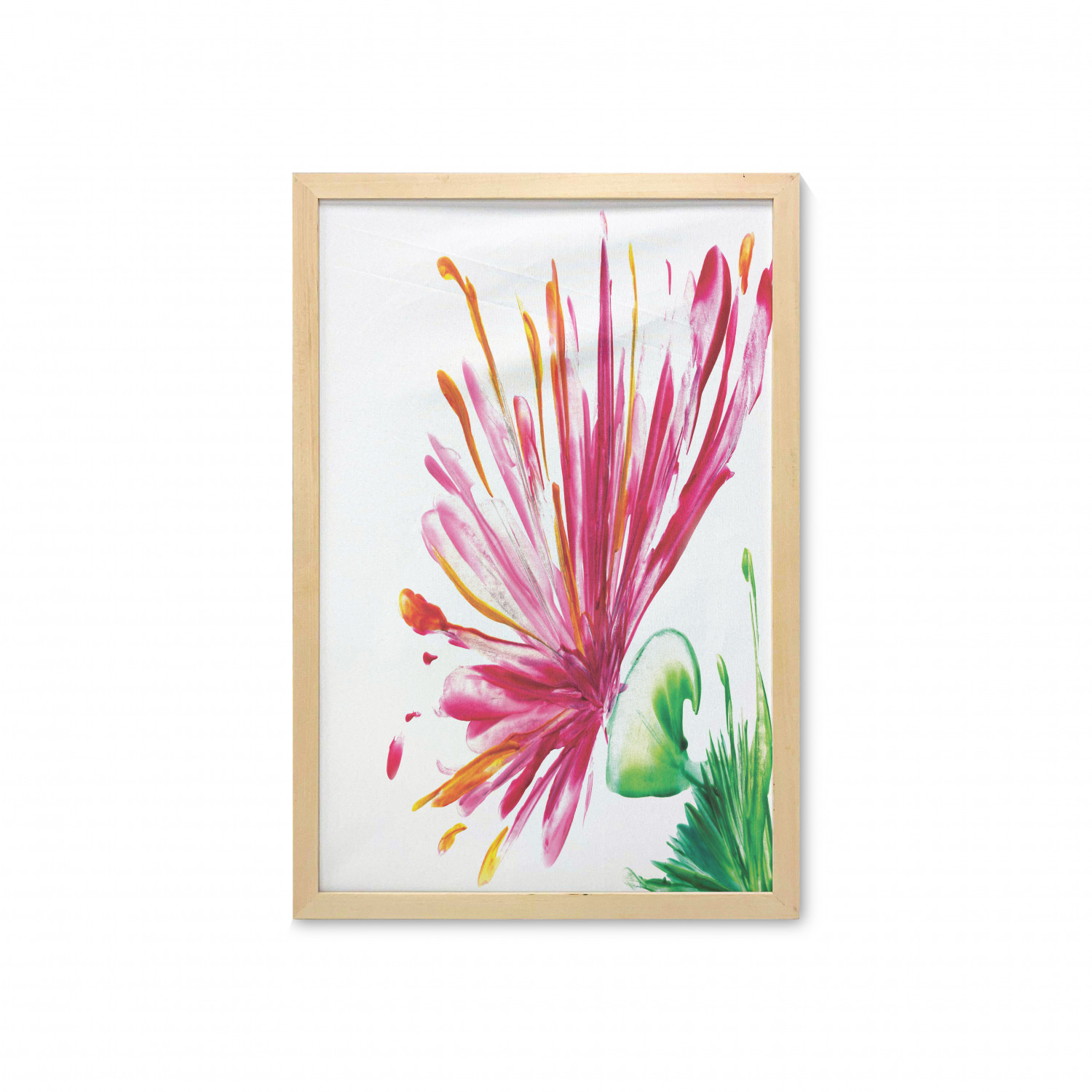 Ambesonne Pink Wall Art with Frame for Bathrooms Living Room Dorms - Picture 16 of 123