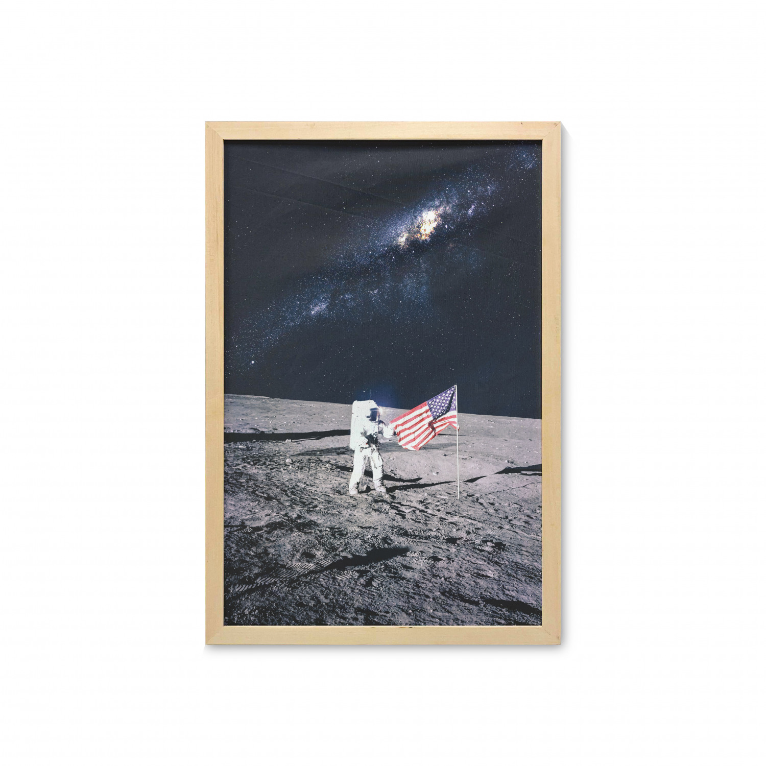 Ambesonne Space Wall Art with Frame for Bathrooms Living Room Dorms - Picture 54 of 115