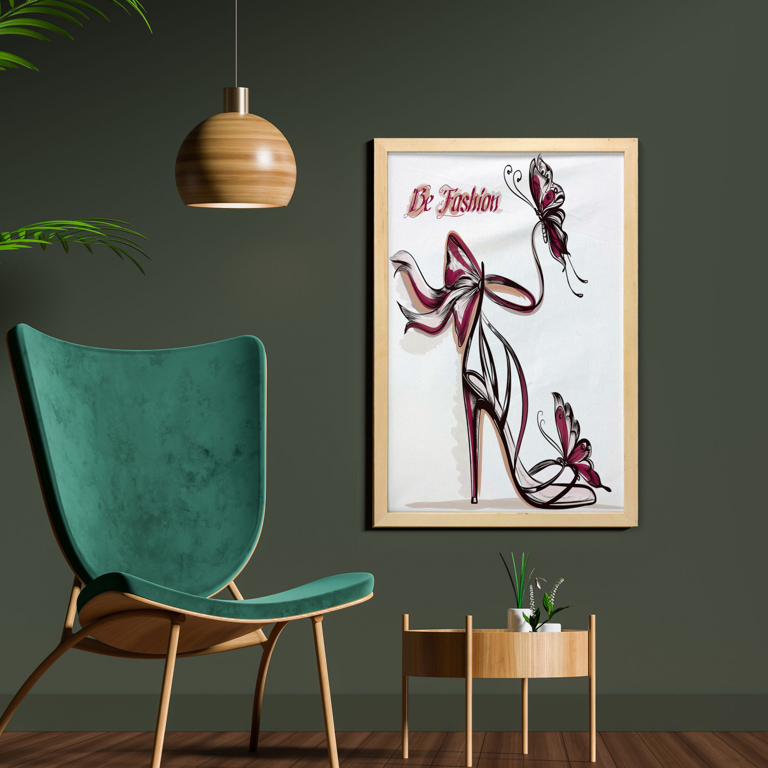 Ambesonne Pink Wall Art with Frame for Bathrooms Living Room Dorms - Picture 31 of 123