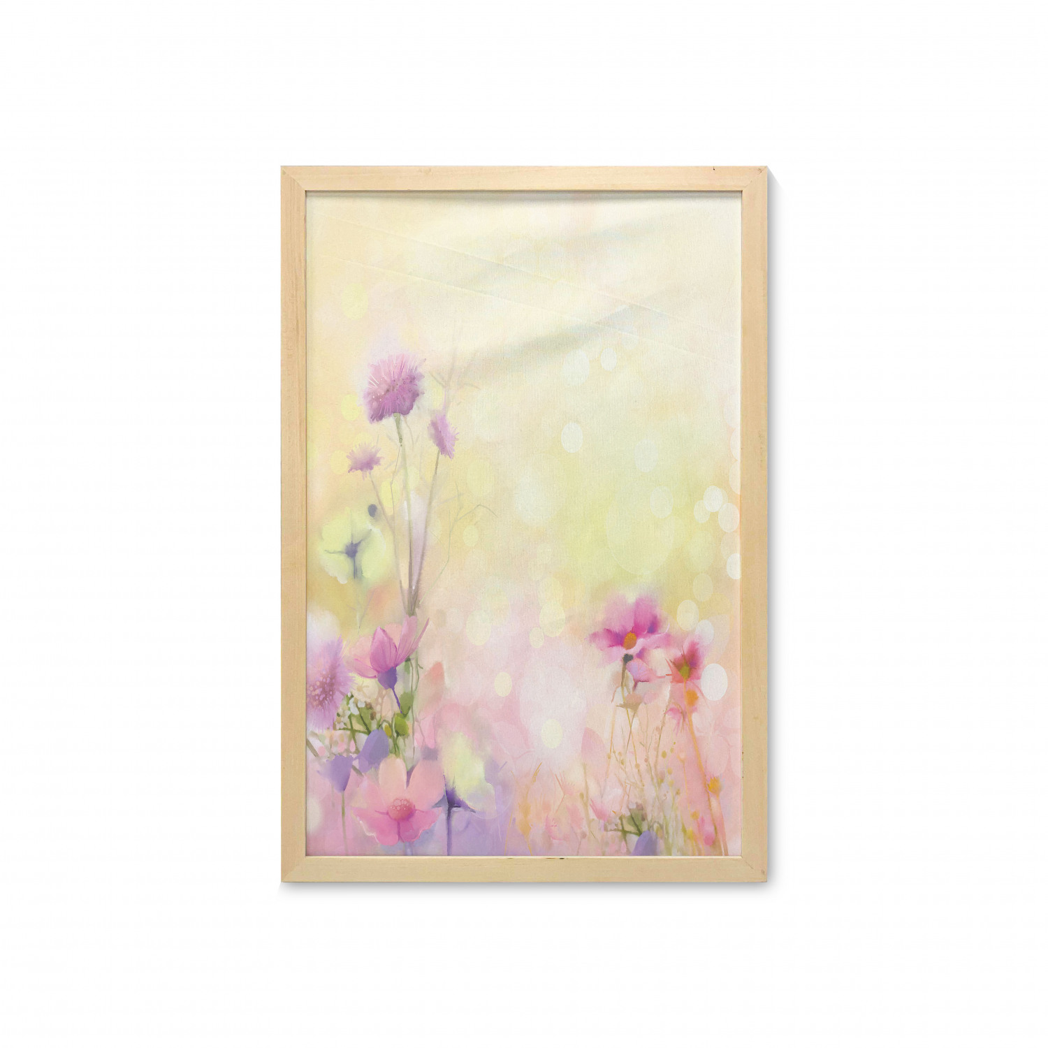 Ambesonne Pink Wall Art with Frame for Bathrooms Living Room Dorms - Picture 114 of 123