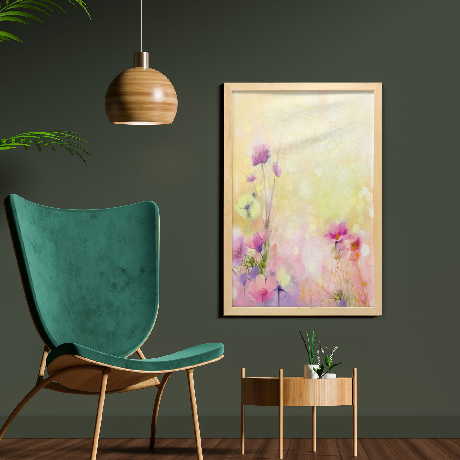Ambesonne Pink Wall Art with Frame for Bathrooms Living Room Dorms - Picture 115 of 123