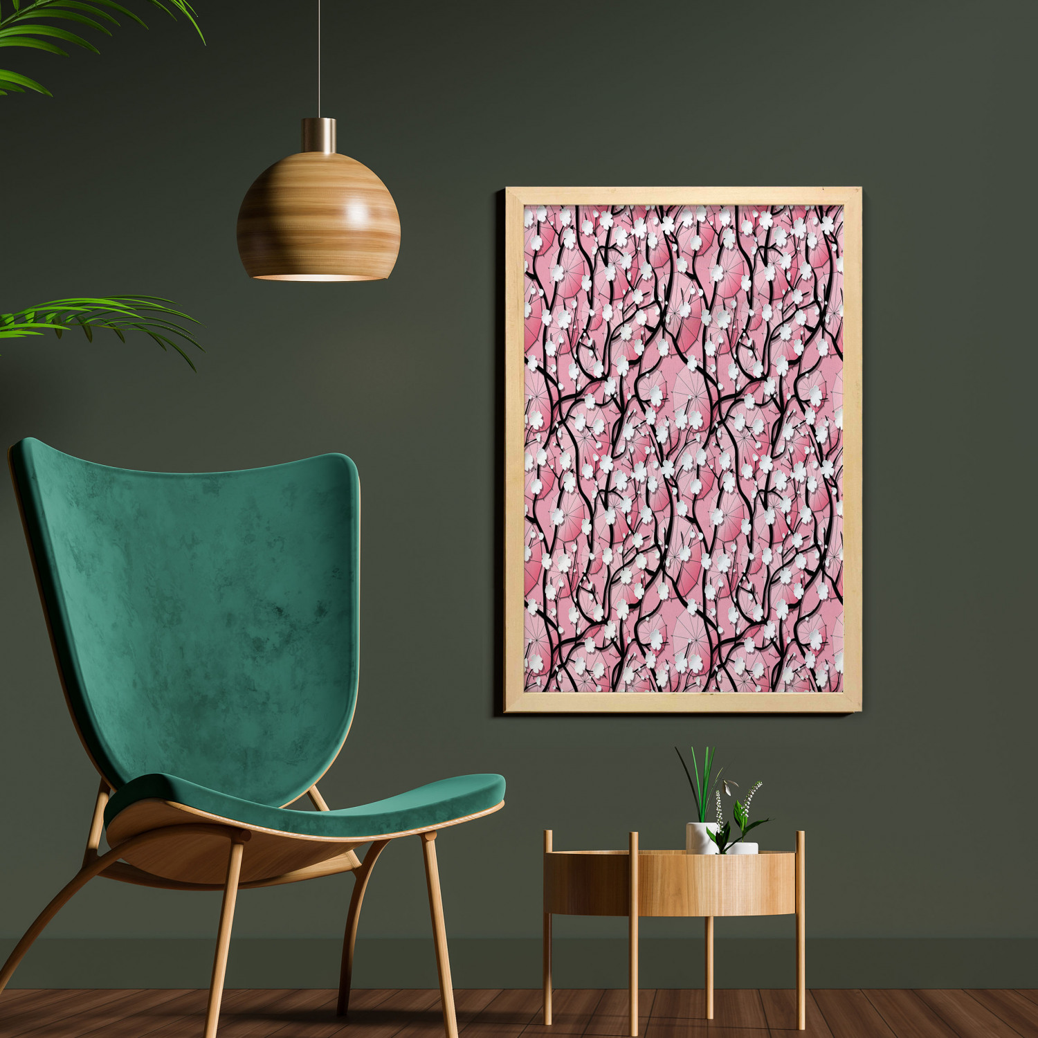 Ambesonne Pink Wall Art with Frame for Bathrooms Living Room Dorms - Picture 89 of 123