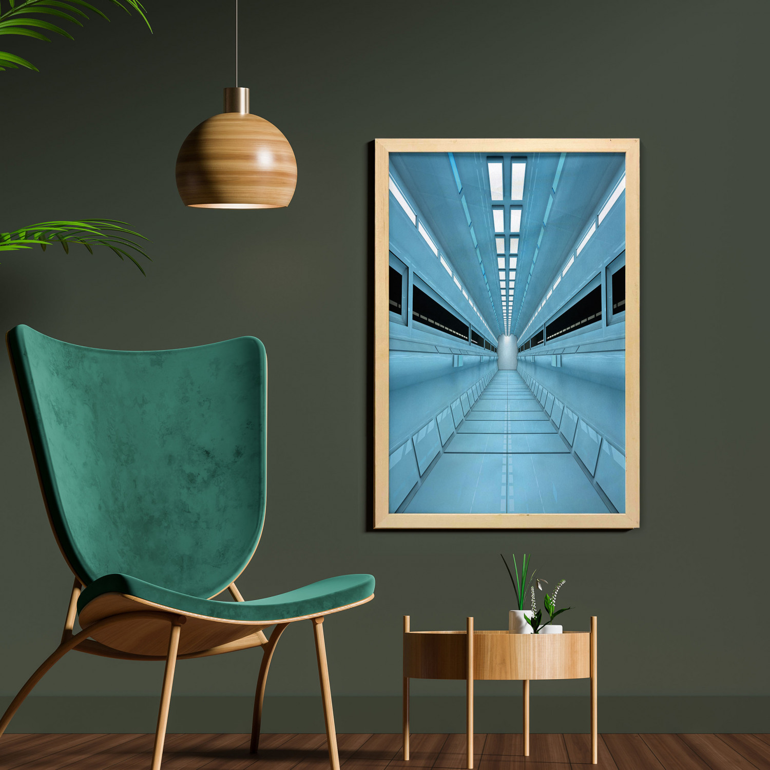Ambesonne Space Wall Art with Frame for Bathrooms Living Room Dorms - Picture 77 of 115
