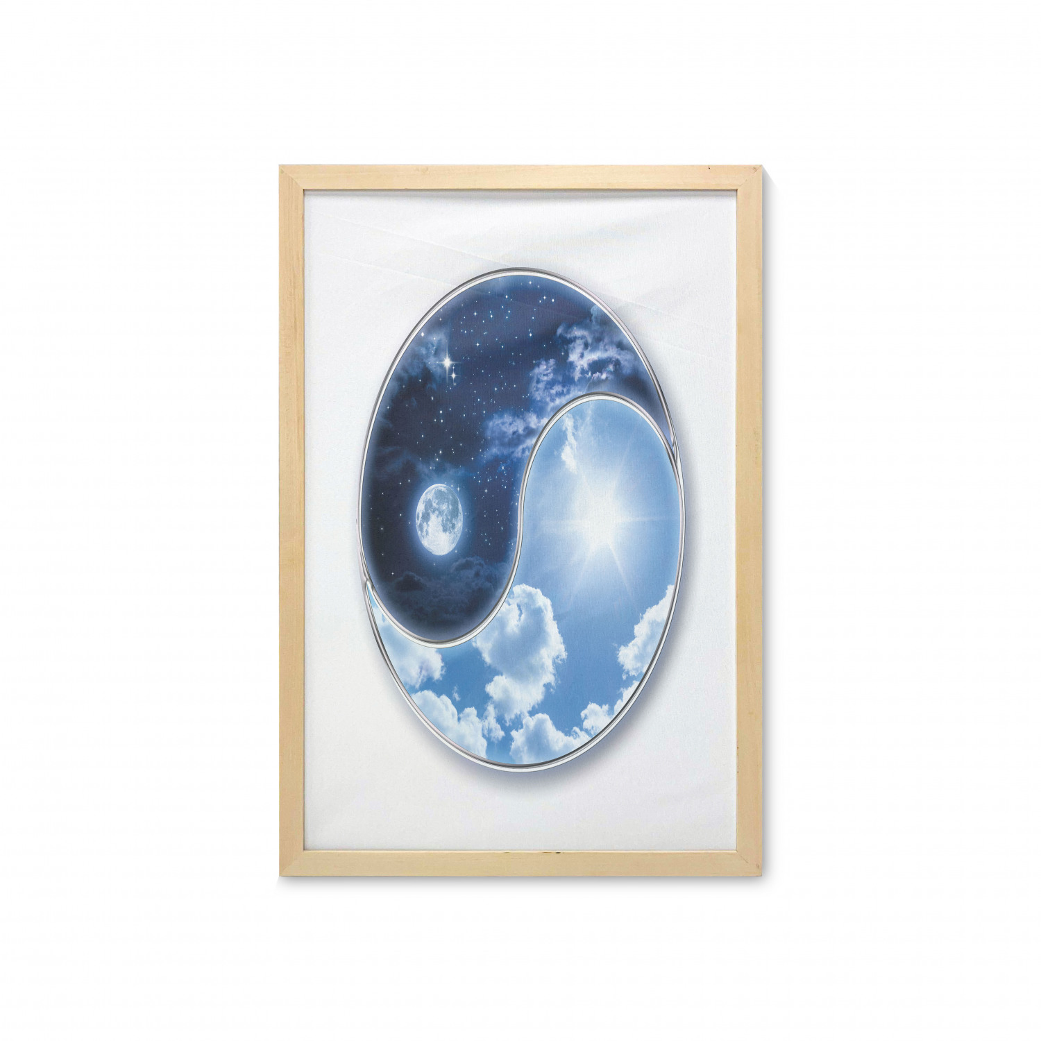 Ambesonne Space Wall Art with Frame for Bathrooms Living Room Dorms - Picture 56 of 115