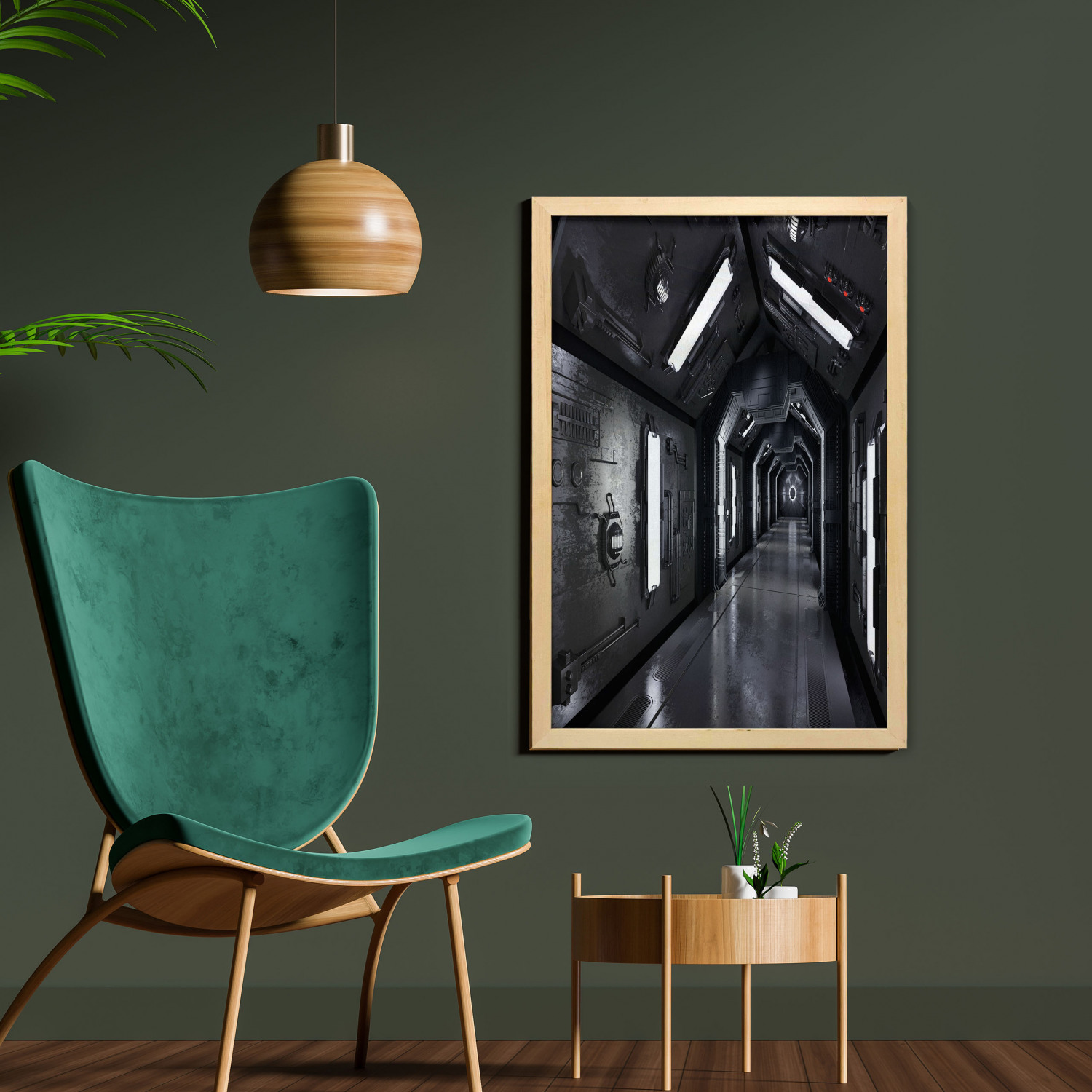 Ambesonne Space Wall Art with Frame for Bathrooms Living Room Dorms - Picture 25 of 115