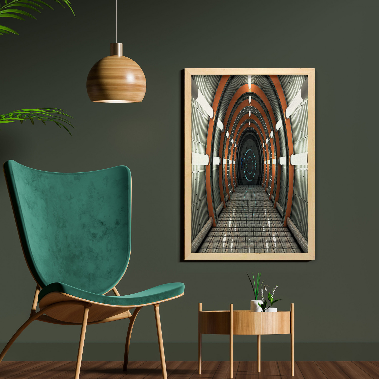 Ambesonne Space Wall Art with Frame for Bathrooms Living Room Dorms - Picture 33 of 115