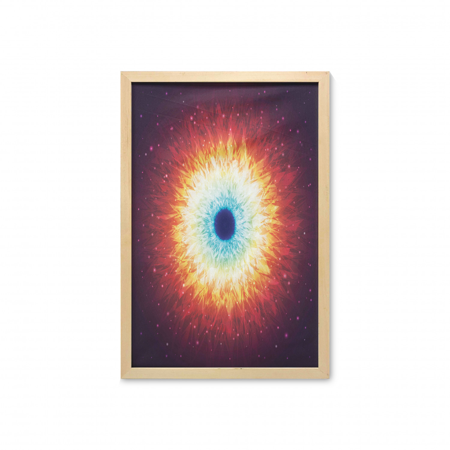 Ambesonne Space Wall Art with Frame for Bathrooms Living Room Dorms - Picture 46 of 115