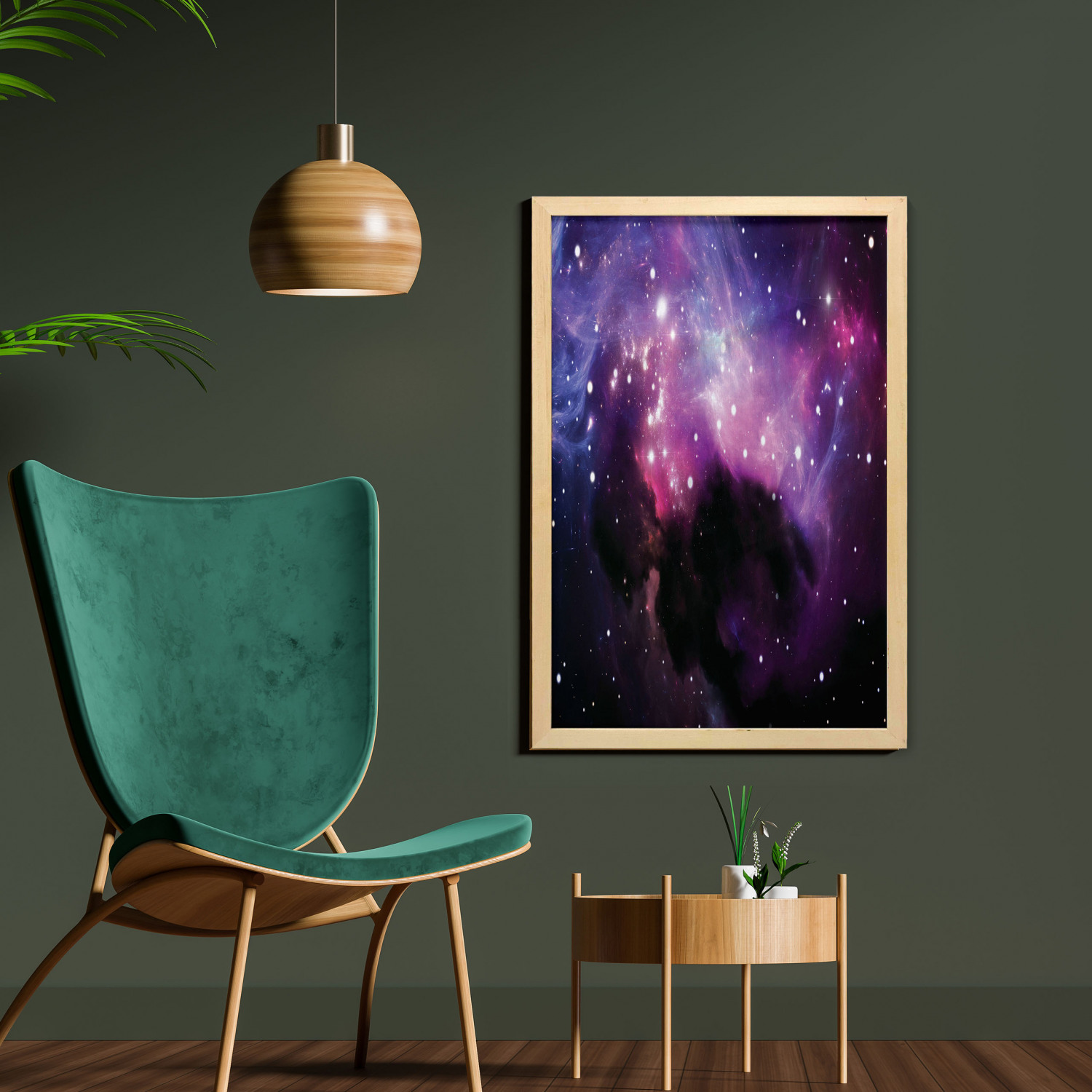 Ambesonne Space Wall Art with Frame for Bathrooms Living Room Dorms - Picture 61 of 115