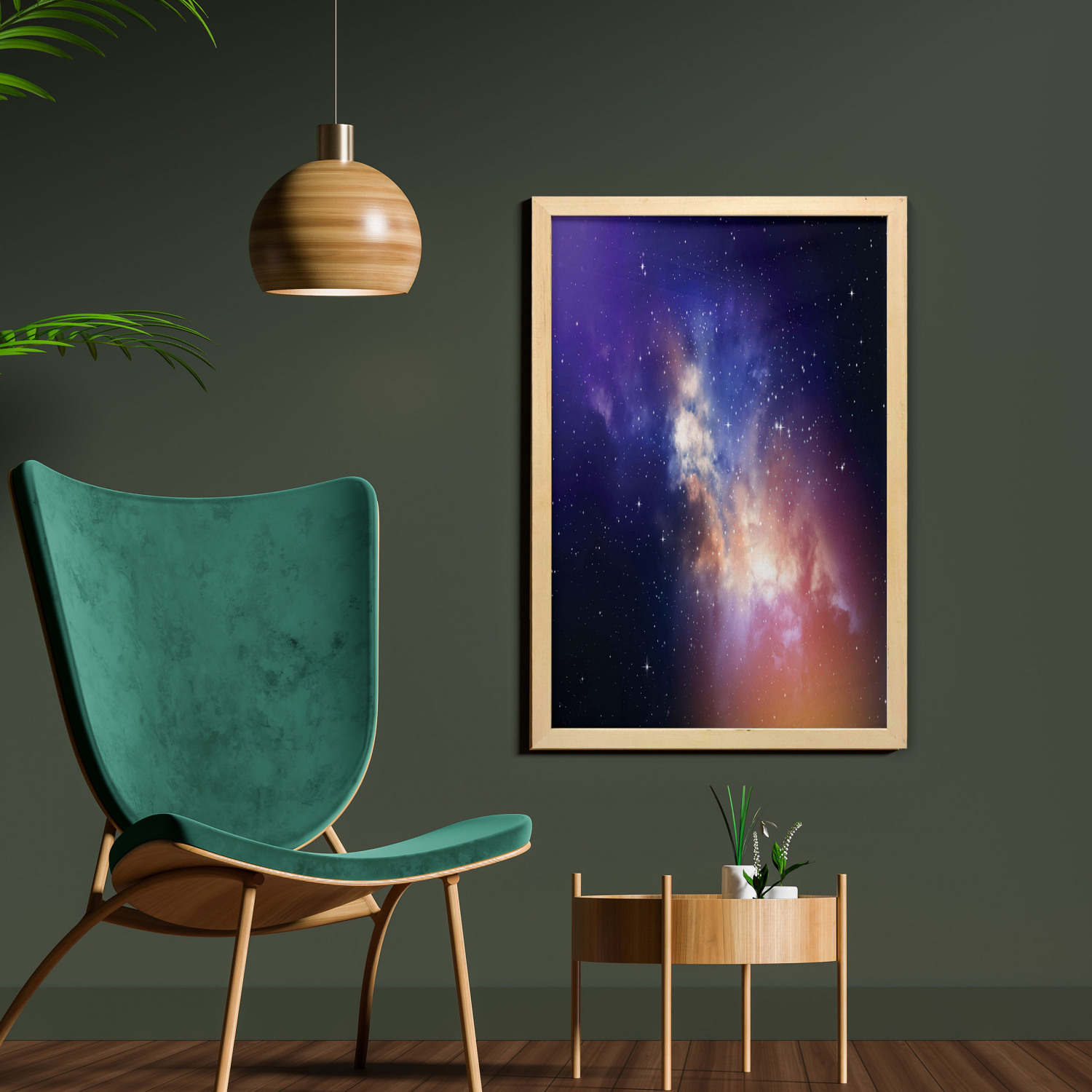 Ambesonne Space Wall Art with Frame for Bathrooms Living Room Dorms - Picture 97 of 115