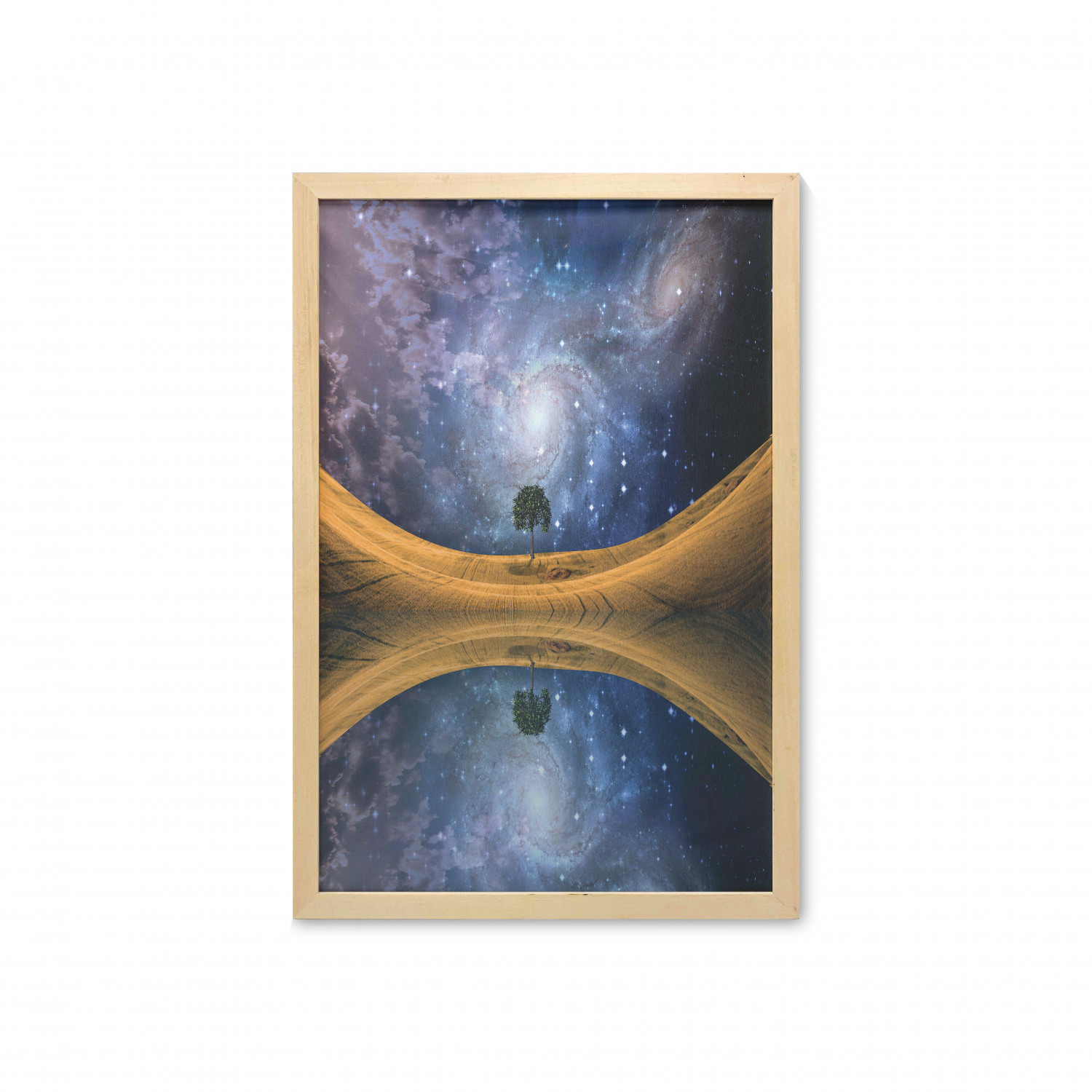 Ambesonne Space Wall Art with Frame for Bathrooms Living Room Dorms - Picture 44 of 115