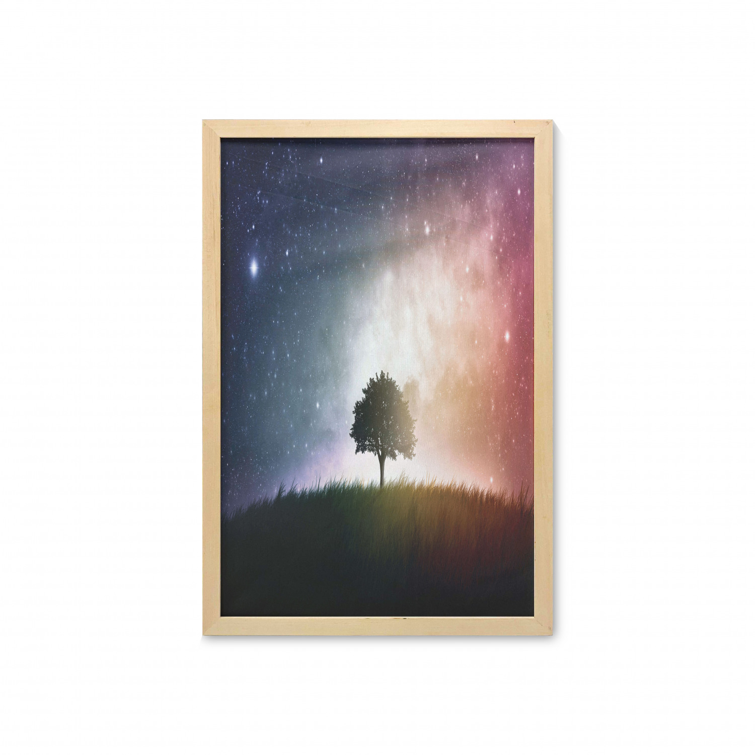 Ambesonne Space Wall Art with Frame for Bathrooms Living Room Dorms - Picture 102 of 115