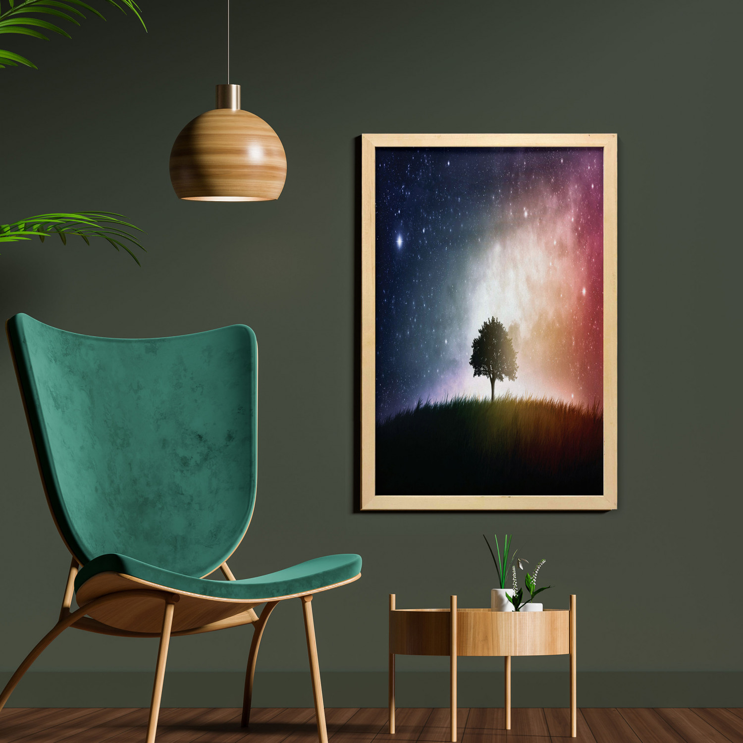 Ambesonne Space Wall Art with Frame for Bathrooms Living Room Dorms - Picture 103 of 115