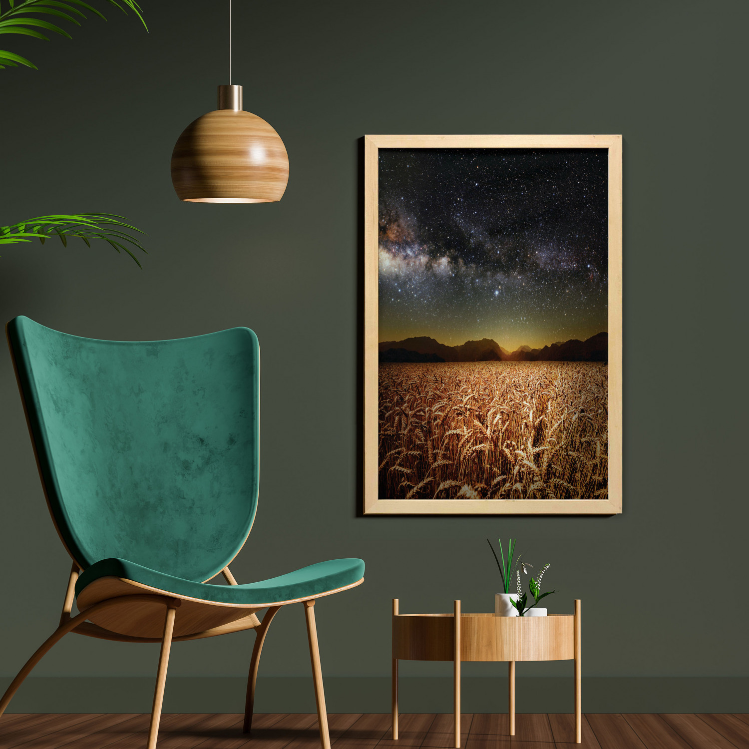 Ambesonne Space Wall Art with Frame for Bathrooms Living Room Dorms - Picture 93 of 115