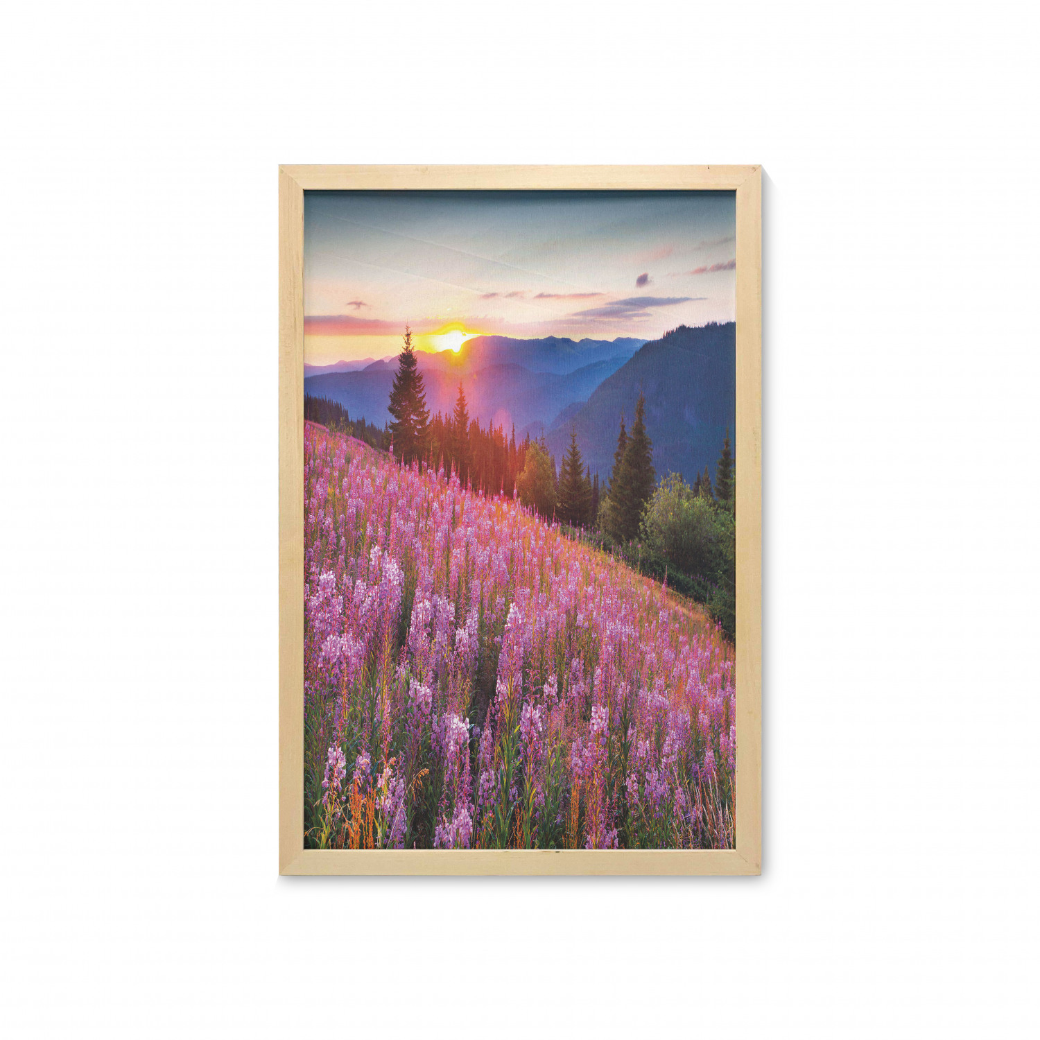 Ambesonne Country Wall Art with Frame for Bathrooms Living Room Dorms - Picture 92 of 123
