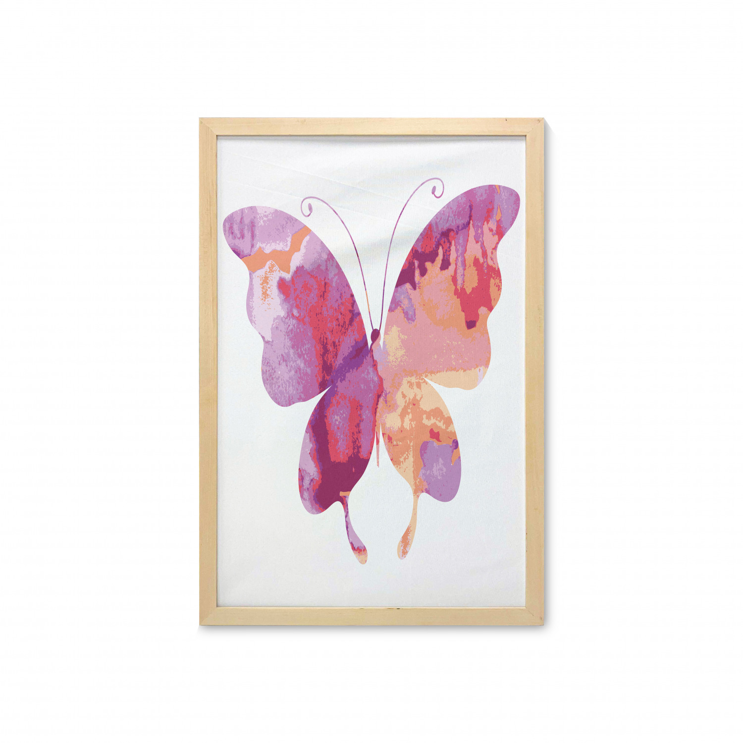 Ambesonne Pink Wall Art with Frame for Bathrooms Living Room Dorms - Picture 22 of 123