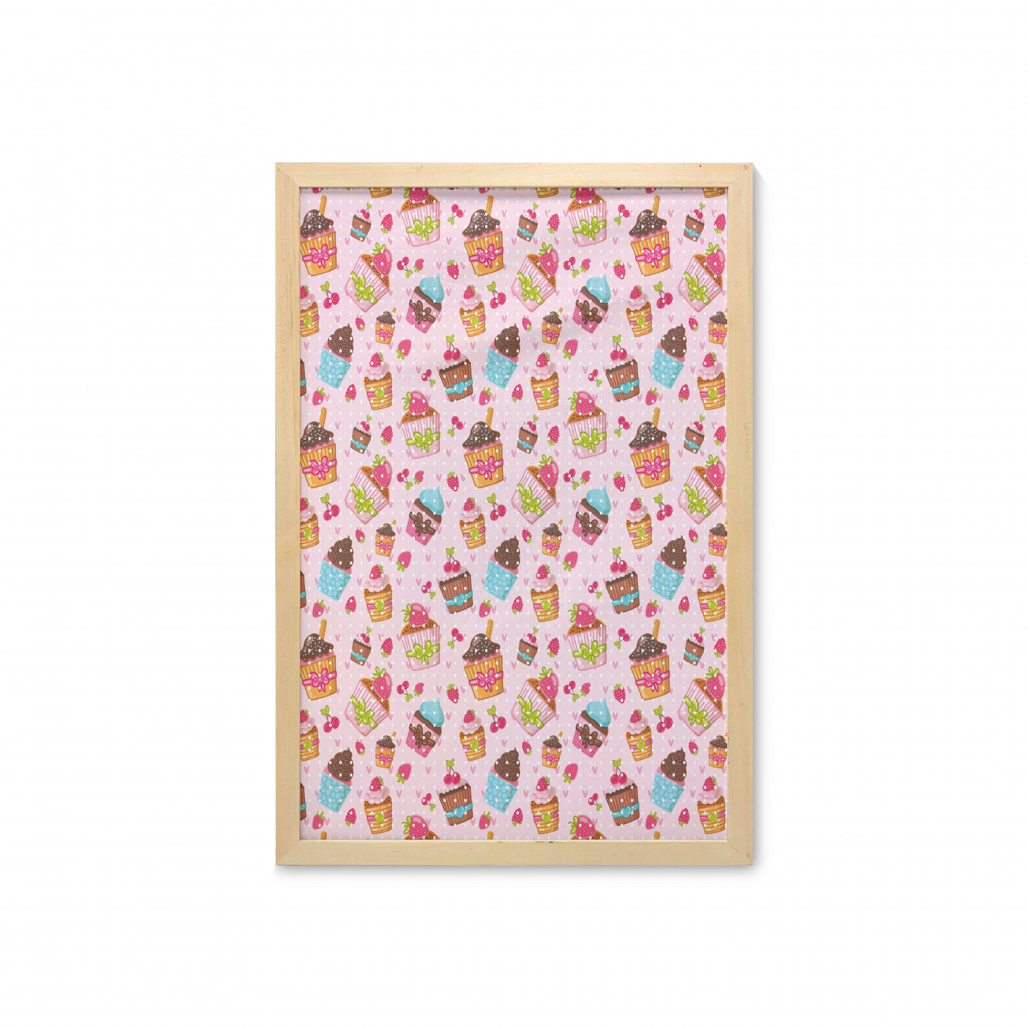 Ambesonne Pink Wall Art with Frame for Bathrooms Living Room Dorms - Picture 58 of 123