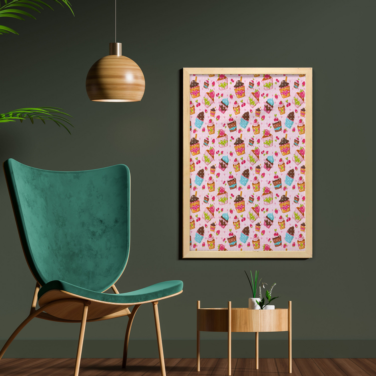 Ambesonne Pink Wall Art with Frame for Bathrooms Living Room Dorms - Picture 59 of 123