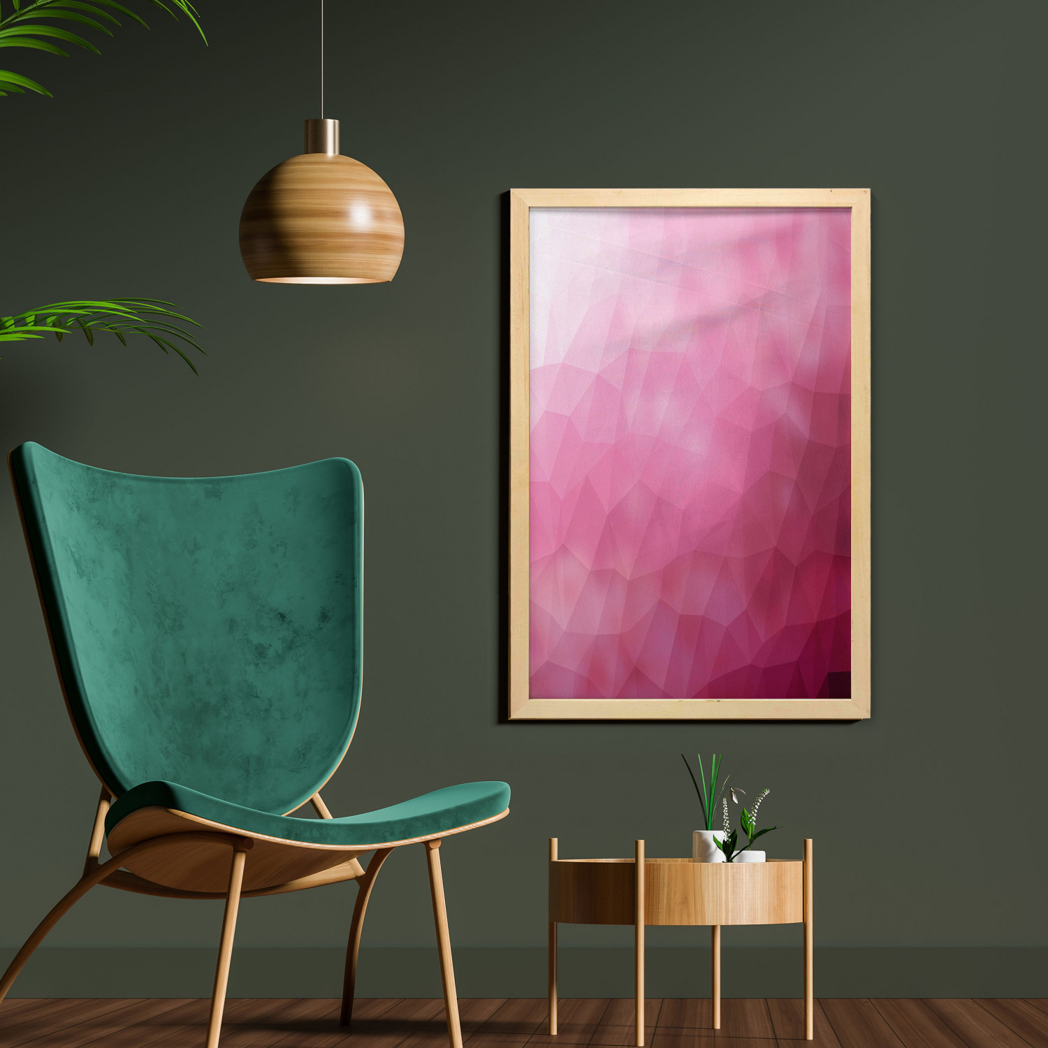 Ambesonne Pink Wall Art with Frame for Bathrooms Living Room Dorms - Picture 91 of 123