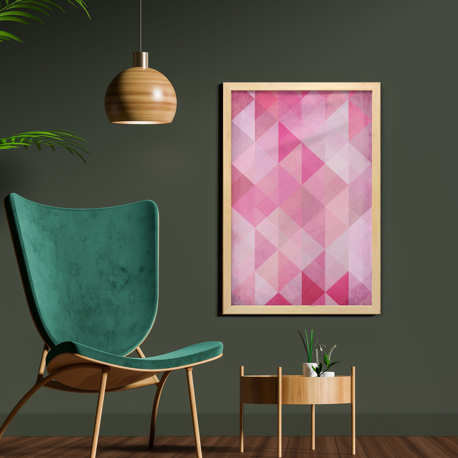 Ambesonne Pink Wall Art with Frame for Bathrooms Living Room Dorms - Picture 15 of 123