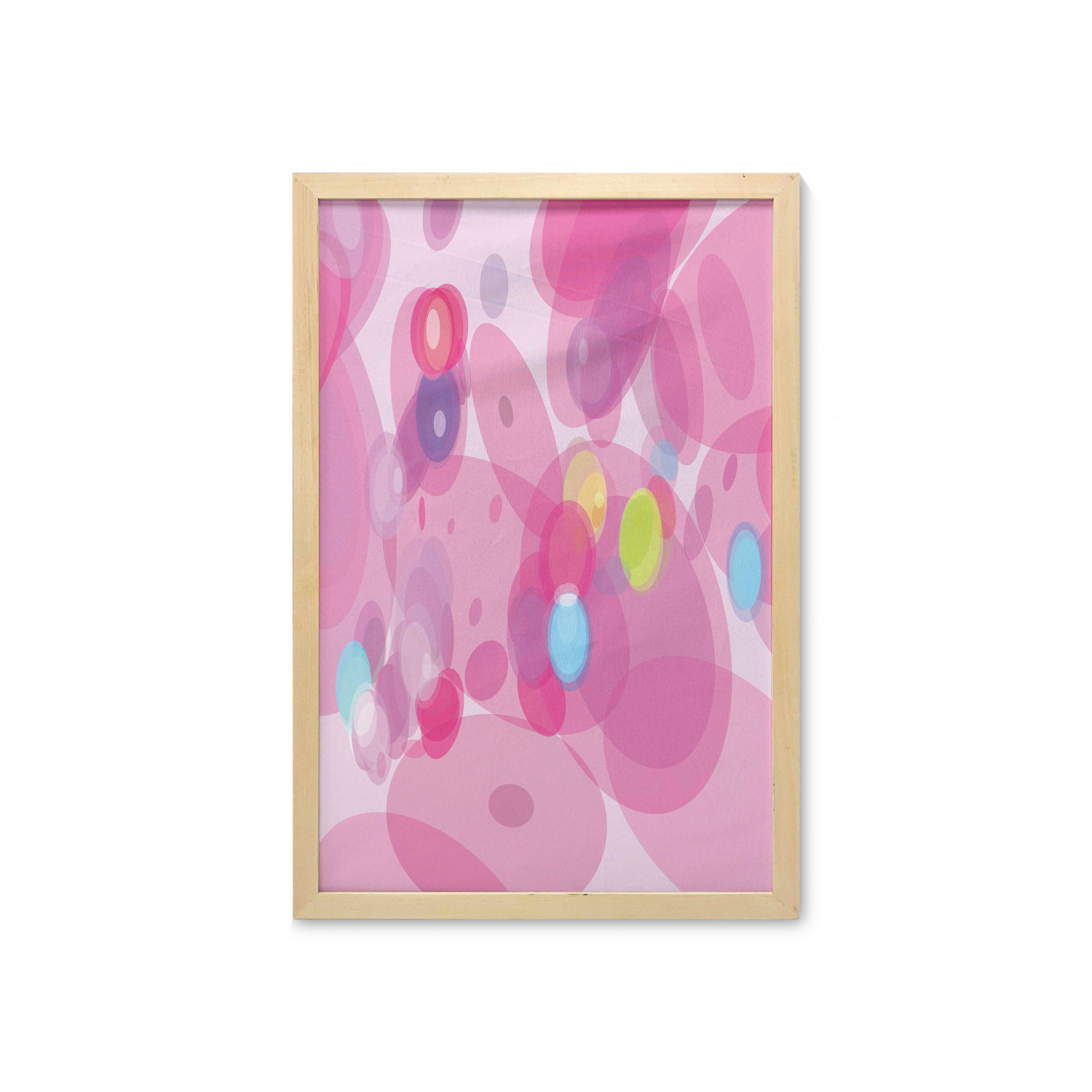 Ambesonne Pink Wall Art with Frame for Bathrooms Living Room Dorms - Picture 38 of 123