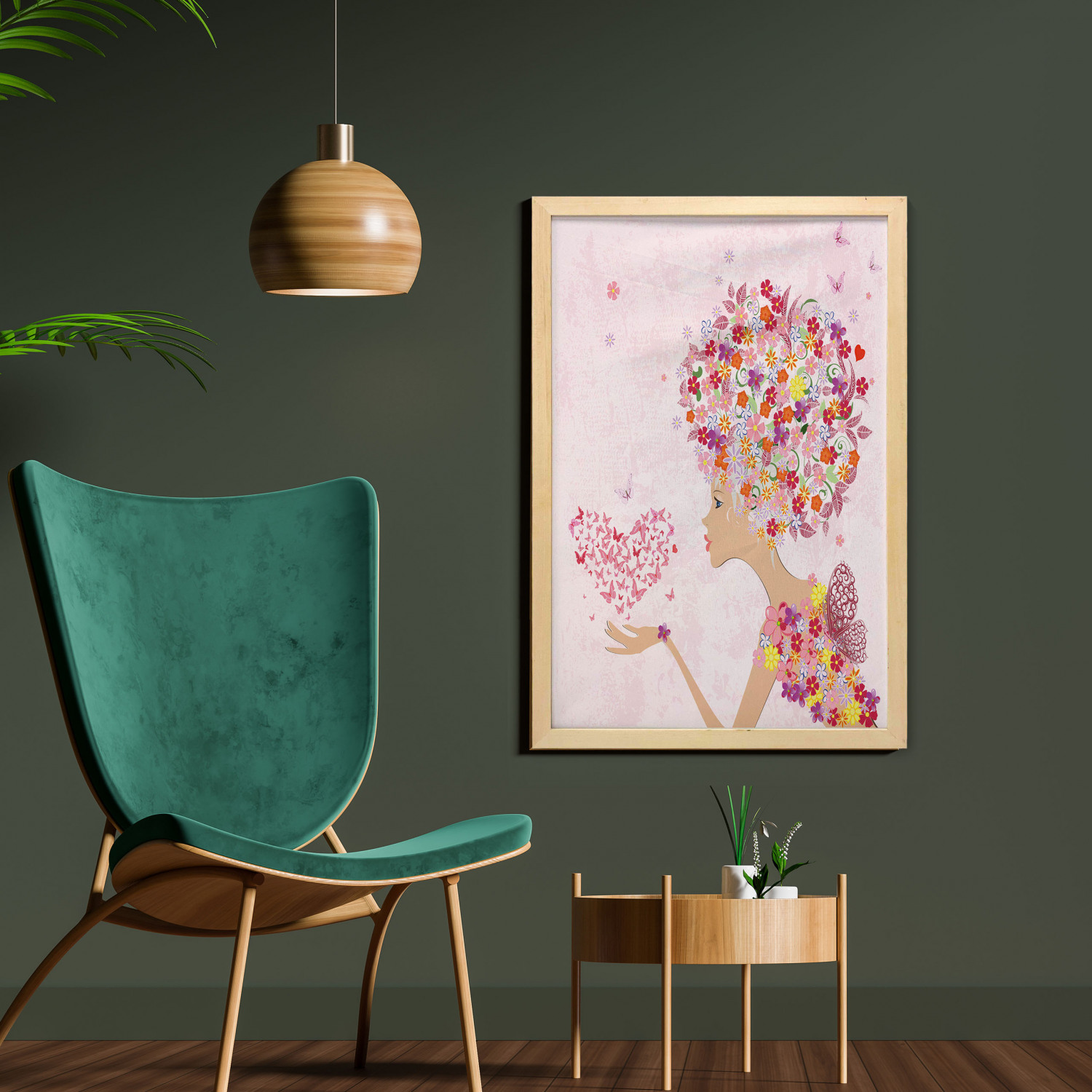 Ambesonne Pink Wall Art with Frame for Bathrooms Living Room Dorms - Picture 41 of 123