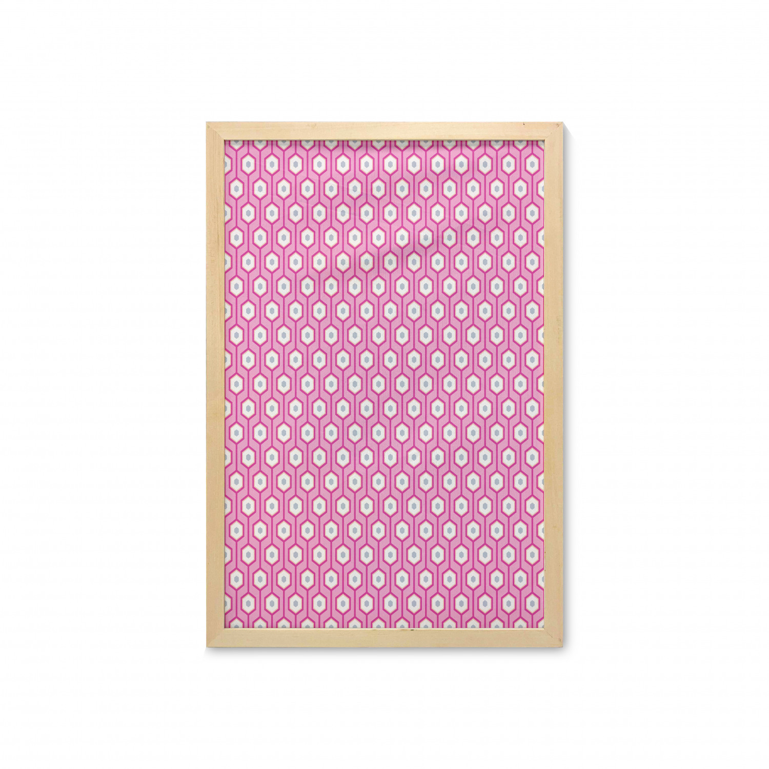 Ambesonne Pink Wall Art with Frame for Bathrooms Living Room Dorms - Picture 110 of 123